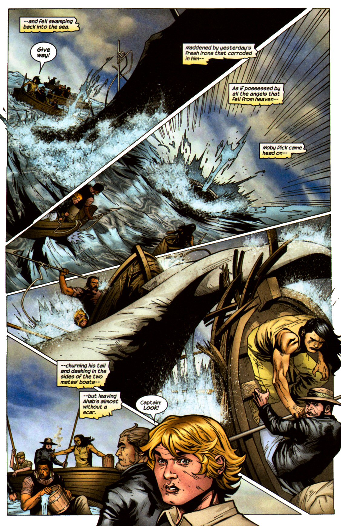 Read online Marvel Illustrated: Moby Dick comic -  Issue # TPB - 127