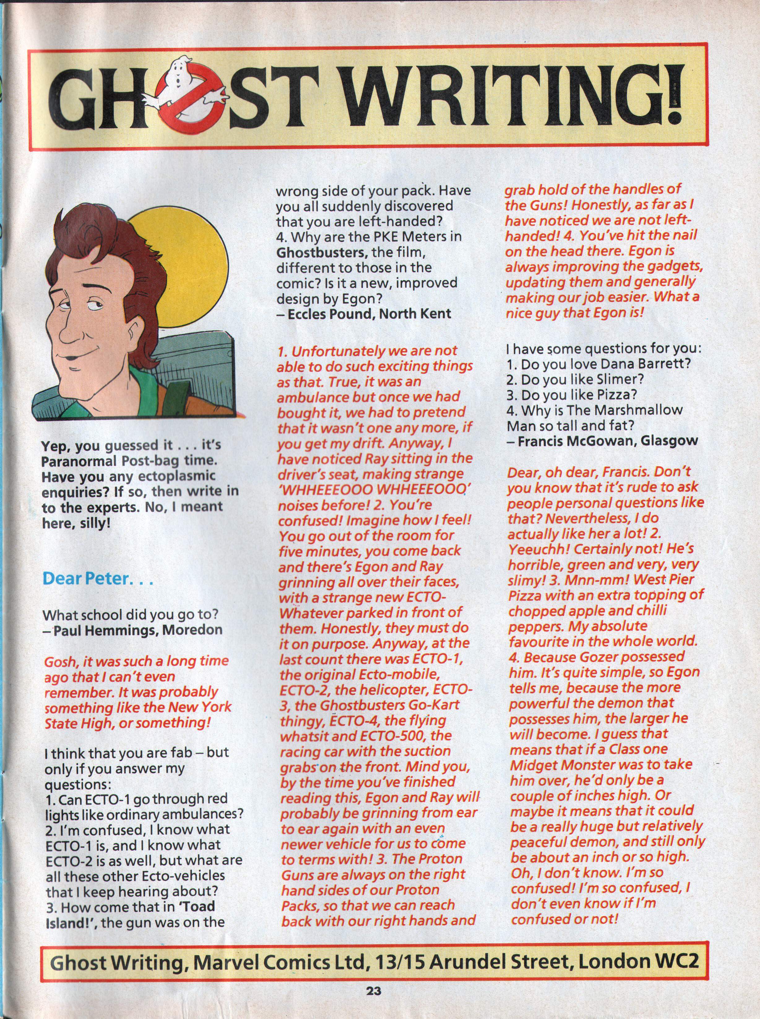 Read online The Real Ghostbusters comic -  Issue #128 - 16