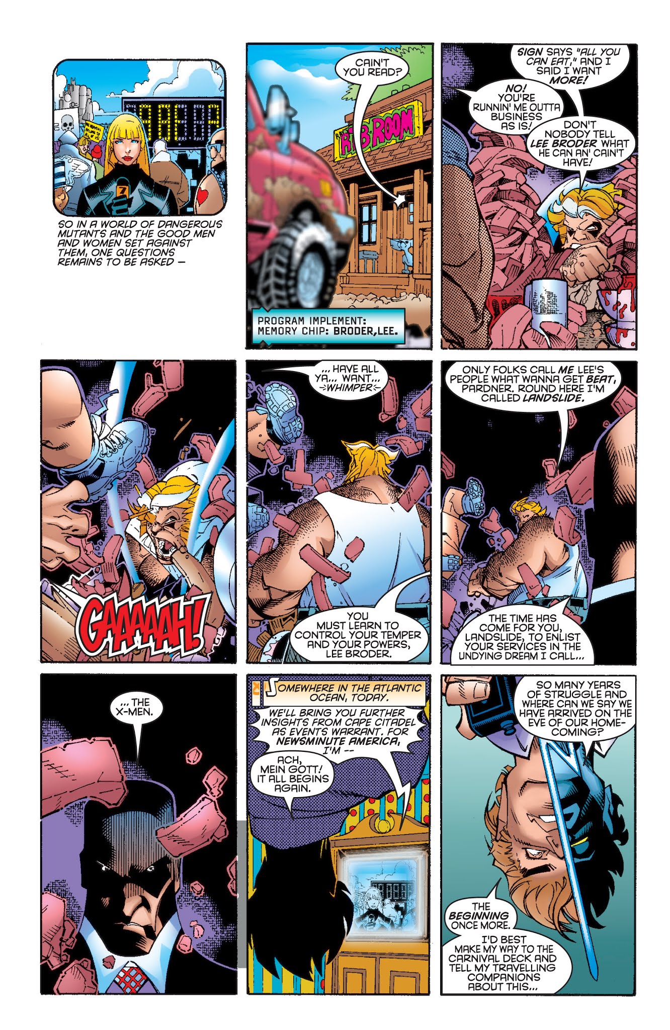 Read online X-Men: The Hunt For Professor X comic -  Issue # TPB (Part 1) - 9