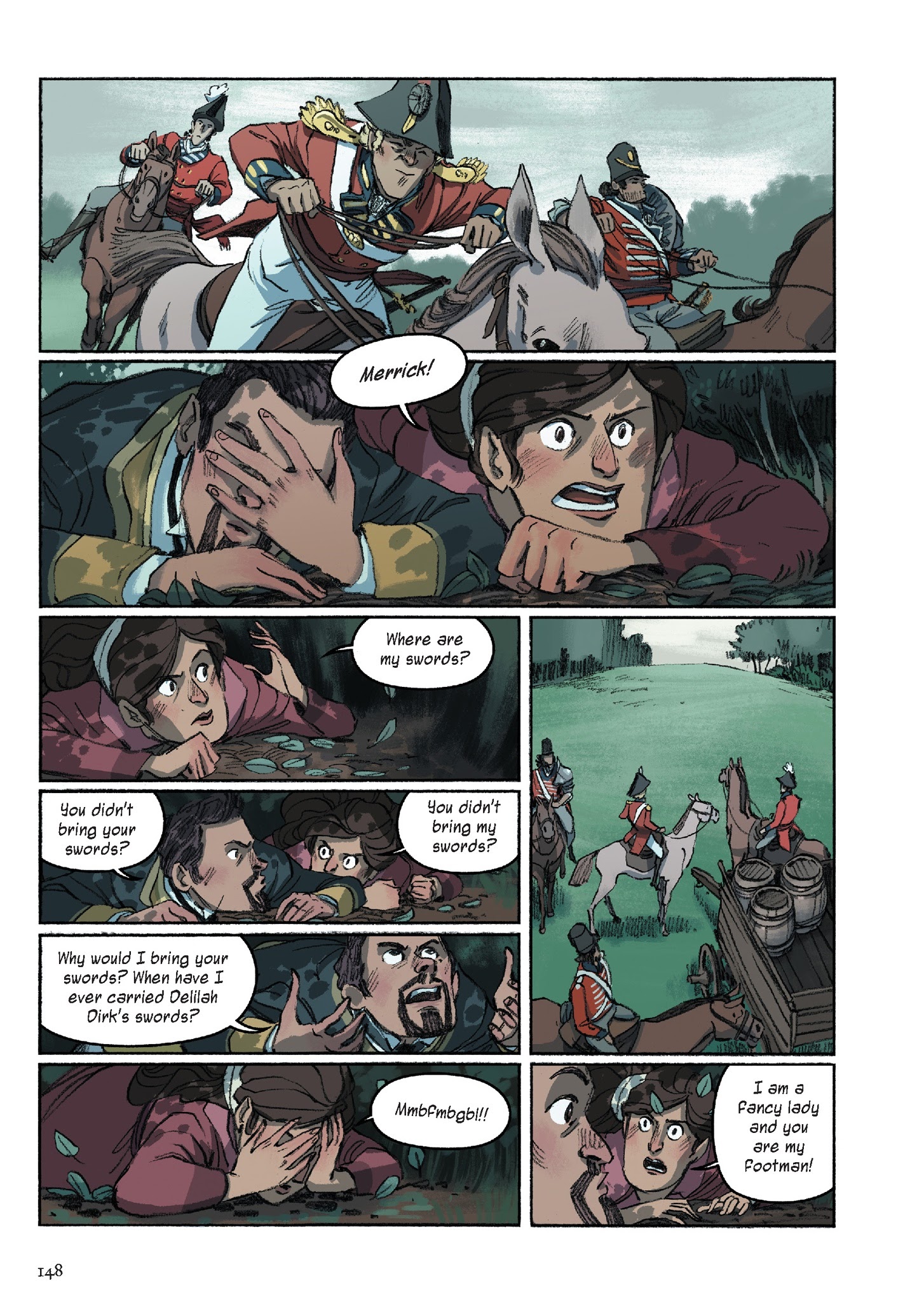 Read online Delilah Dirk and the King's Shilling comic -  Issue # TPB (Part 2) - 47