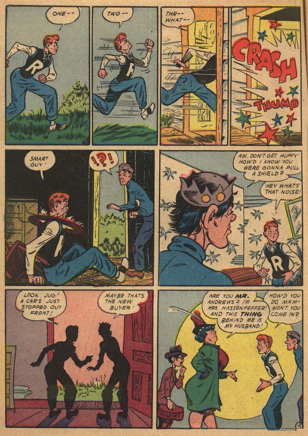 Read online Pep Comics comic -  Issue #50 - 6