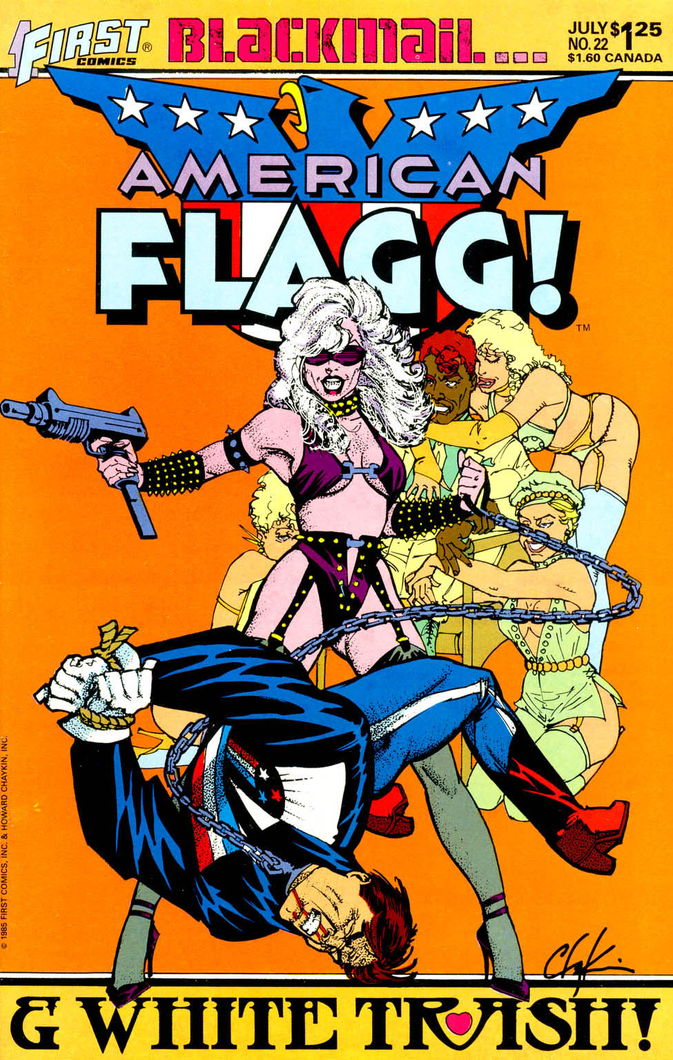 Read online American Flagg! comic -  Issue #22 - 1