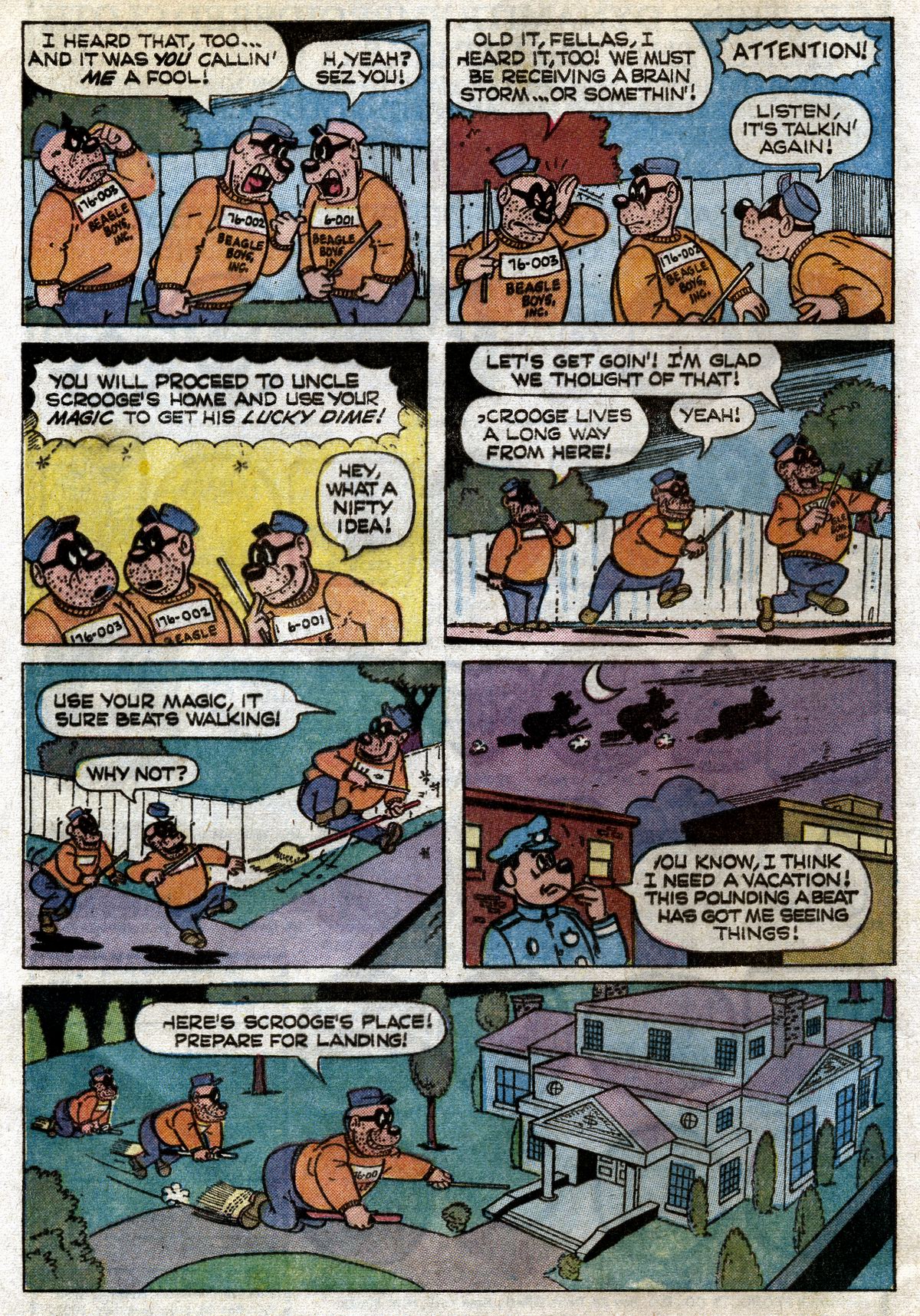 Read online Walt Disney THE BEAGLE BOYS comic -  Issue #14 - 8