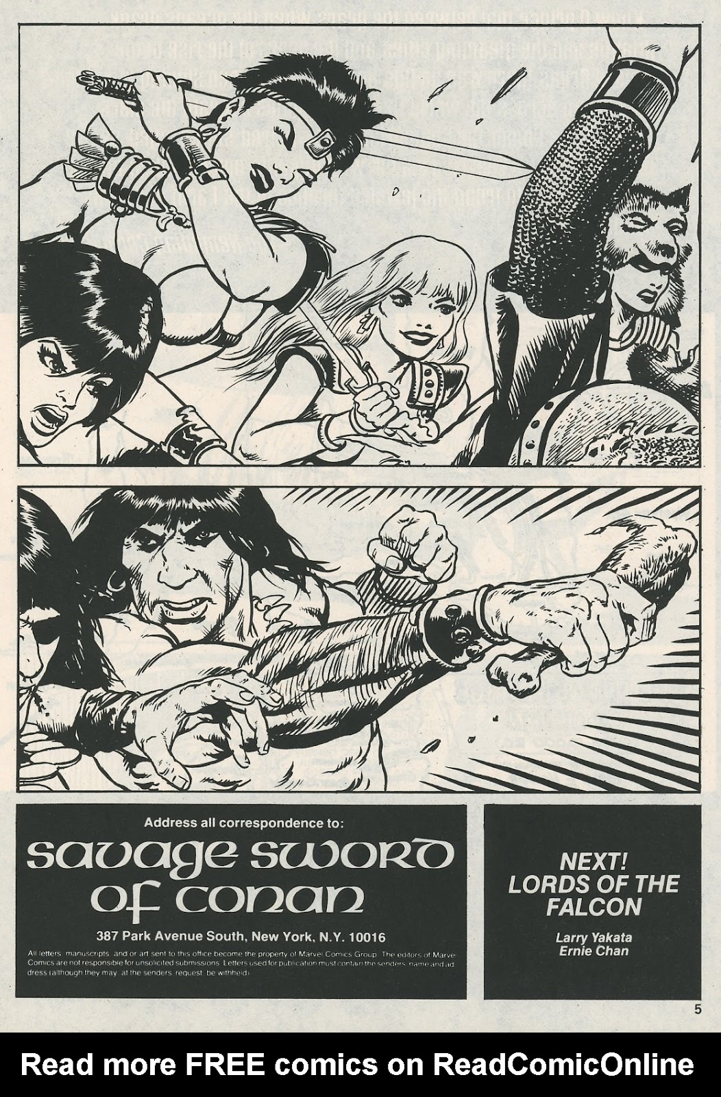 The Savage Sword Of Conan issue 115 - Page 5