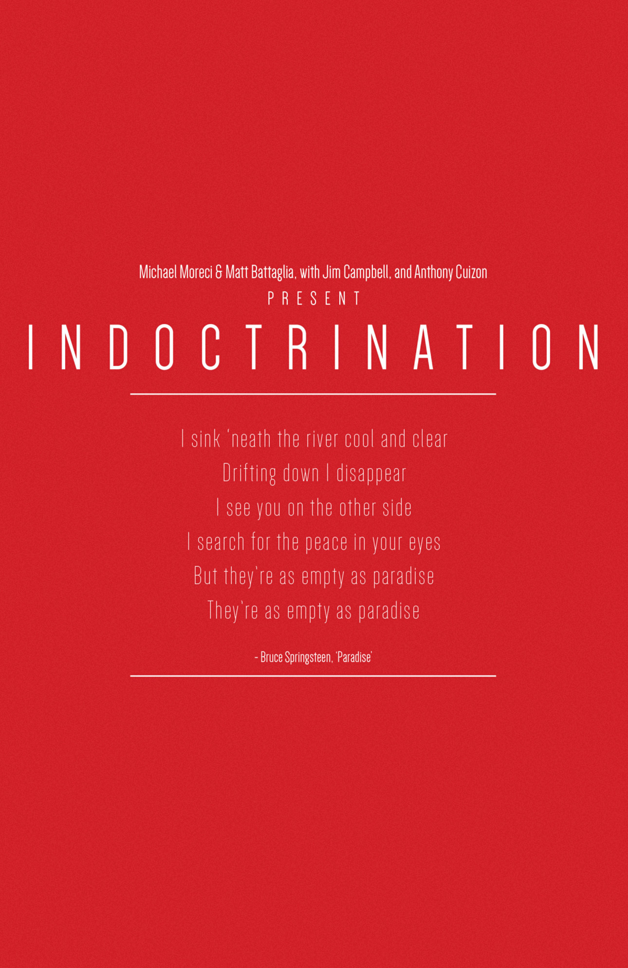 Read online Indoctrination comic -  Issue #5 - 2