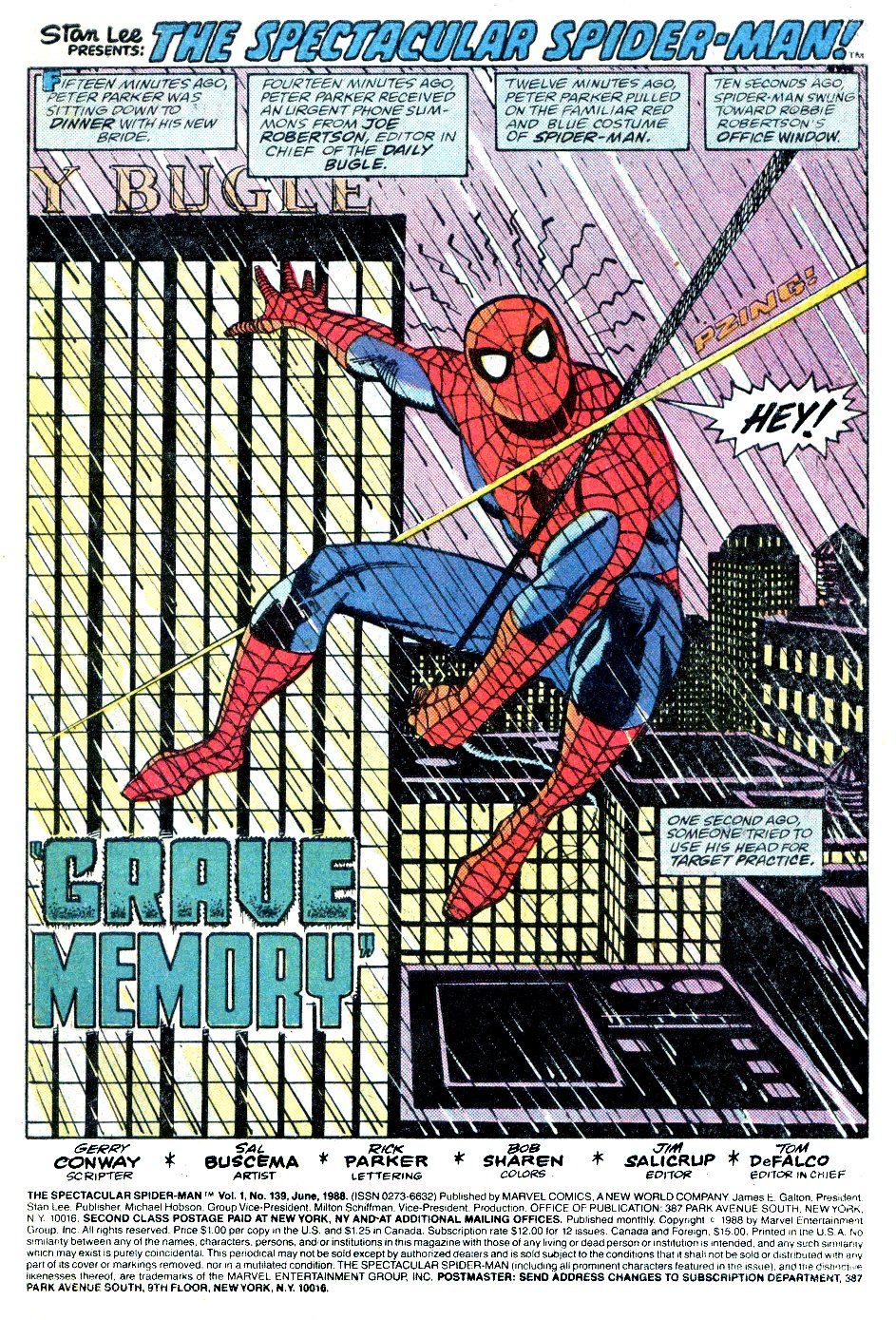 Read online The Spectacular Spider-Man (1976) comic -  Issue #139 - 2