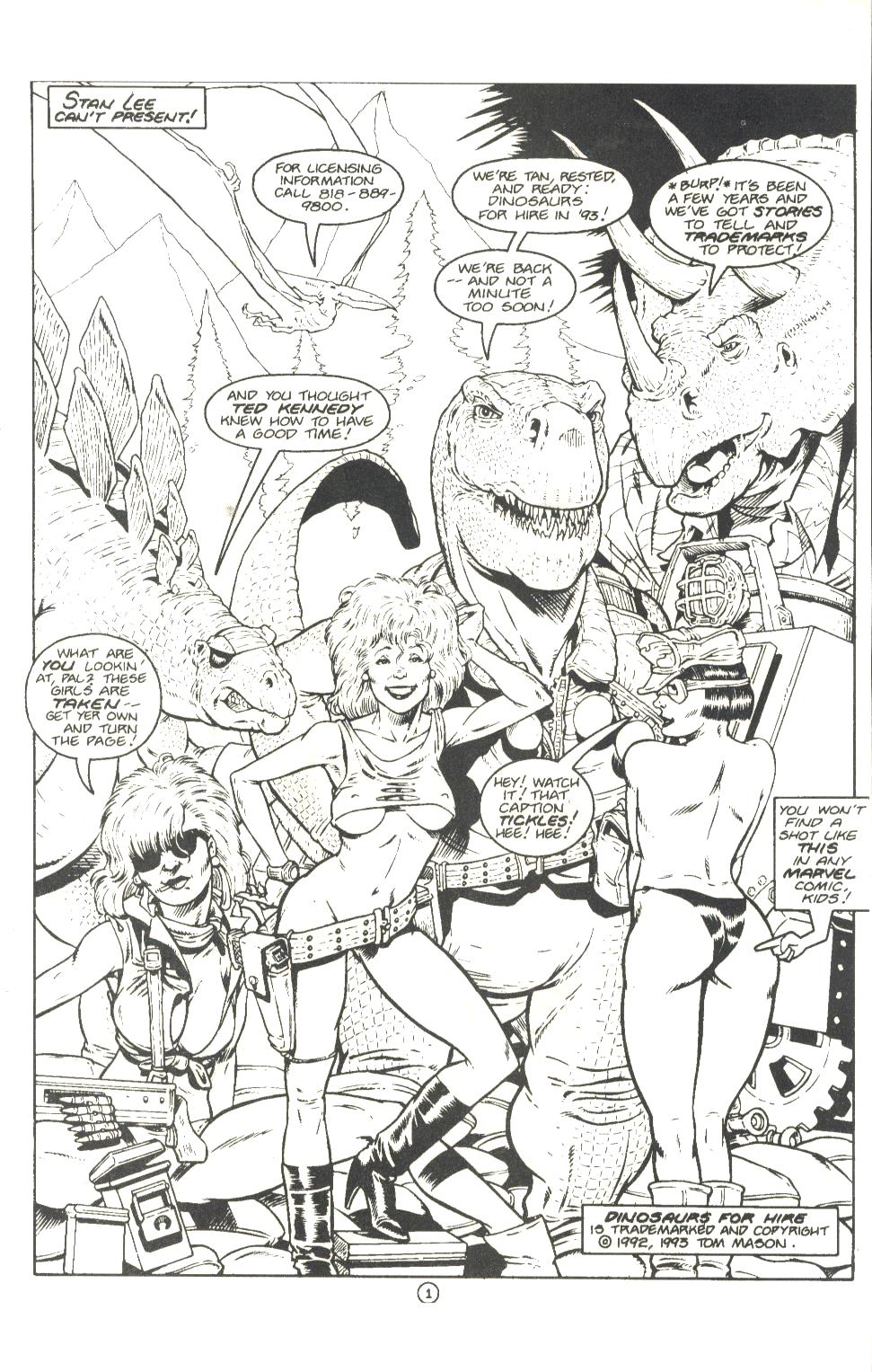 Read online Dinosaurs For Hire comic -  Issue # _Ashcan - 3
