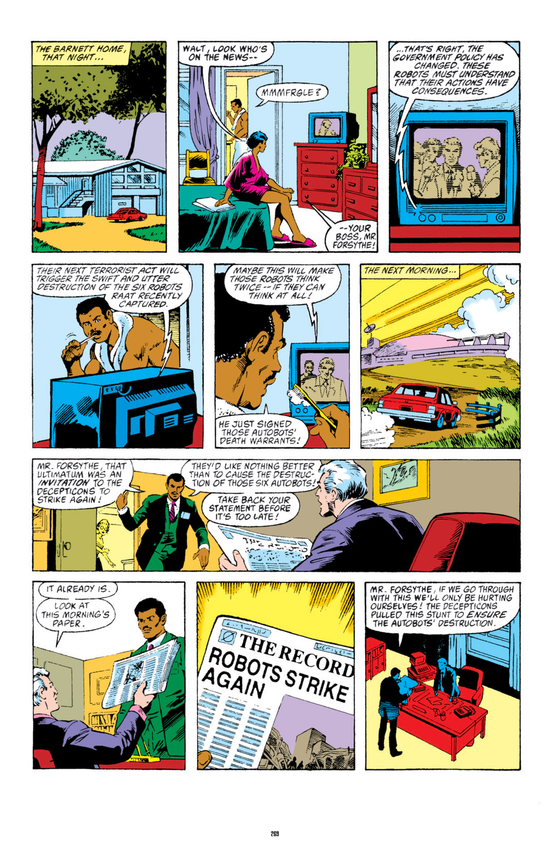 Read online The Transformers Classics comic -  Issue # TPB 3 - 270