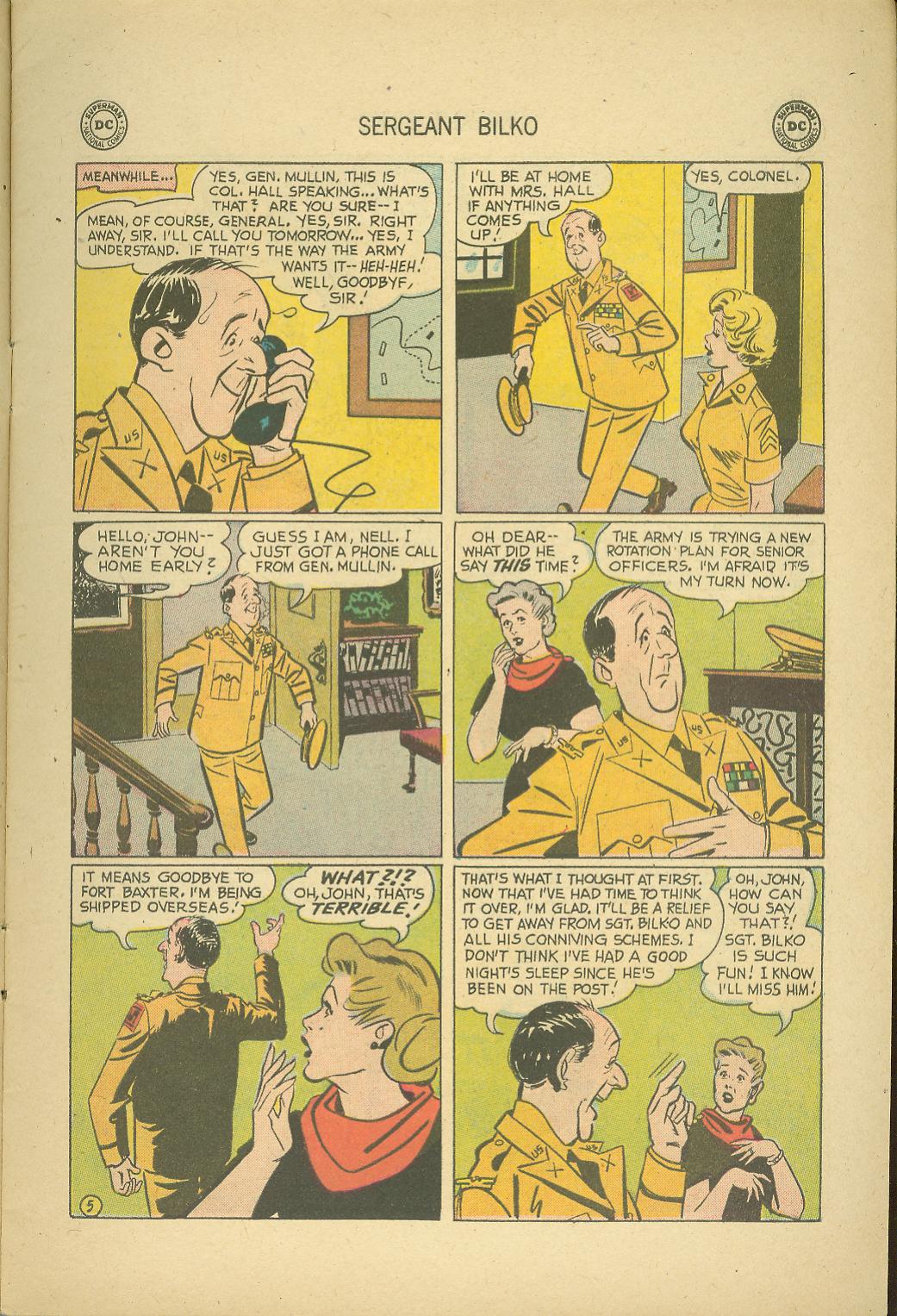 Read online Sergeant Bilko comic -  Issue #6 - 7