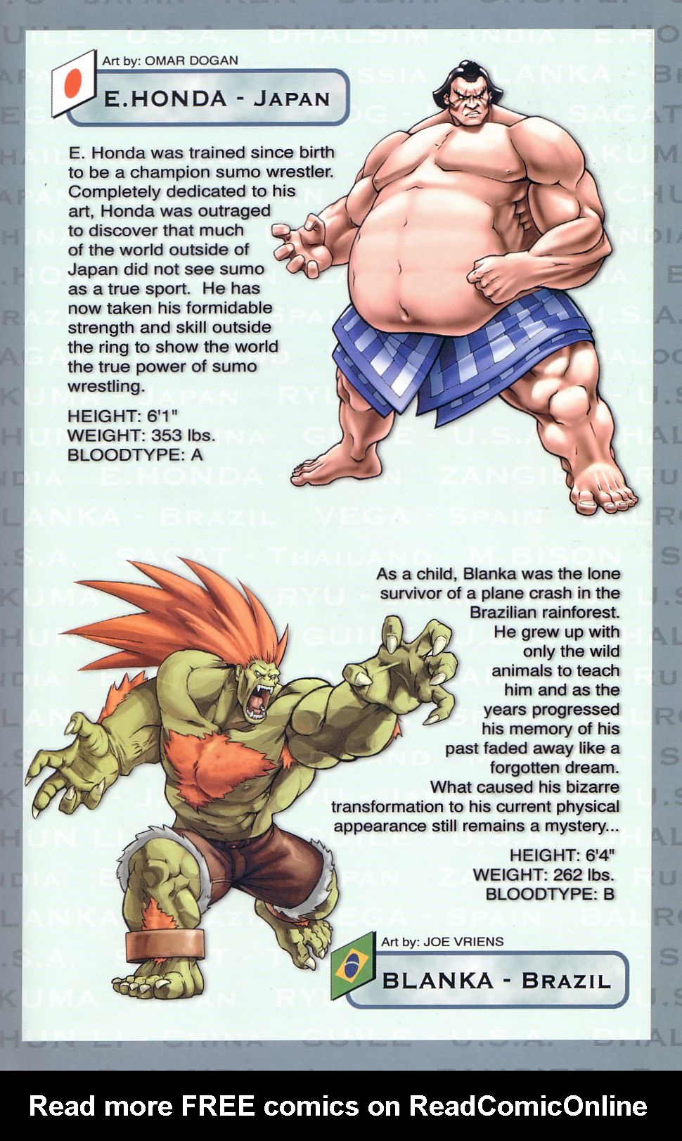 Read online Street Fighter (2003) comic -  Issue #0 - 16