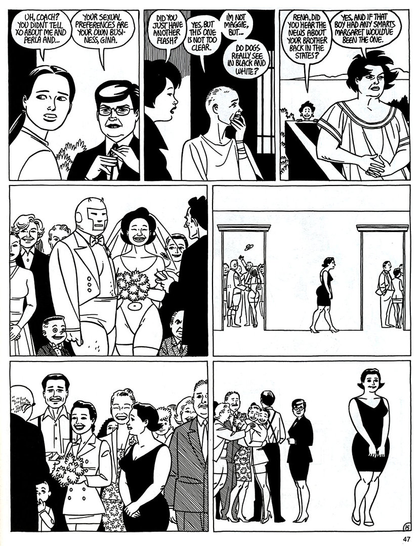 Read online Love and Rockets (1982) comic -  Issue #50 - 49