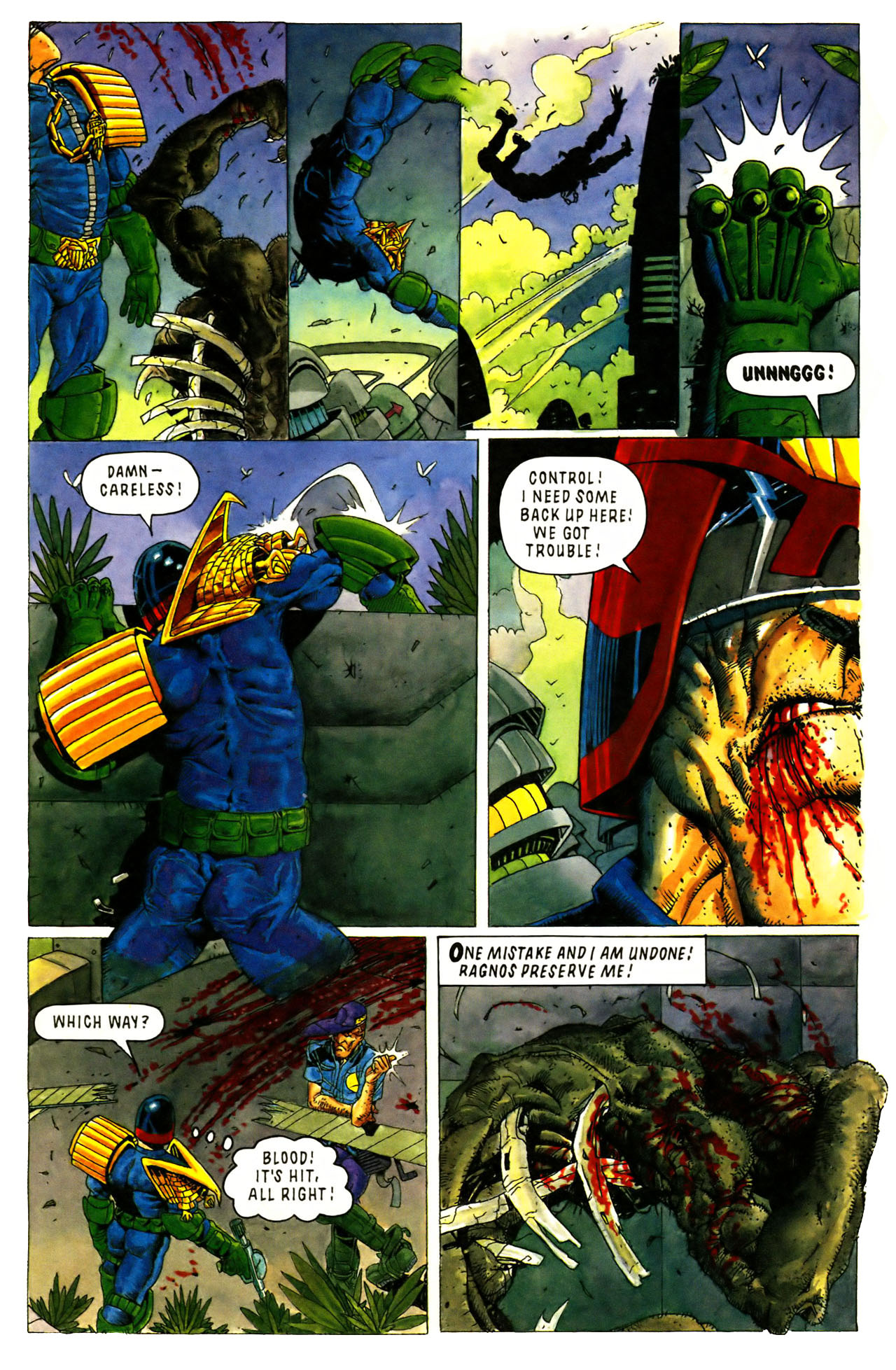 Read online Judge Dredd: The Megazine comic -  Issue #7 - 12