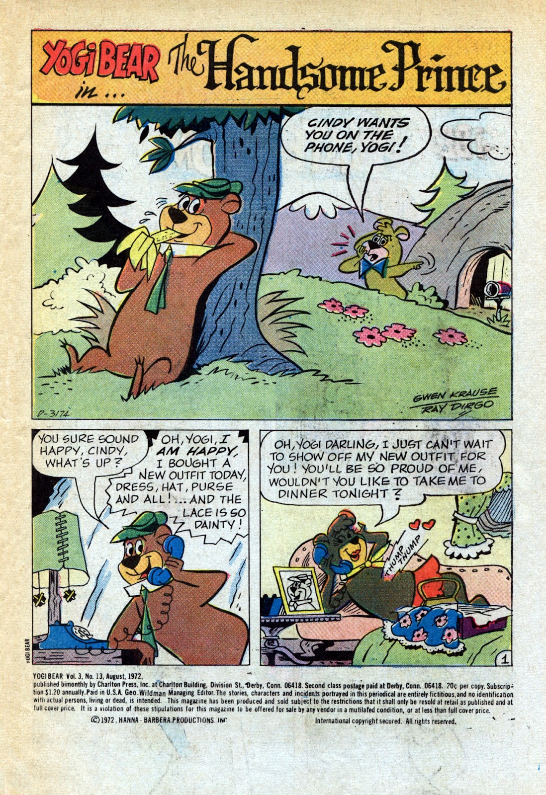 Yogi Bear (1970) issue 13 - Page 3