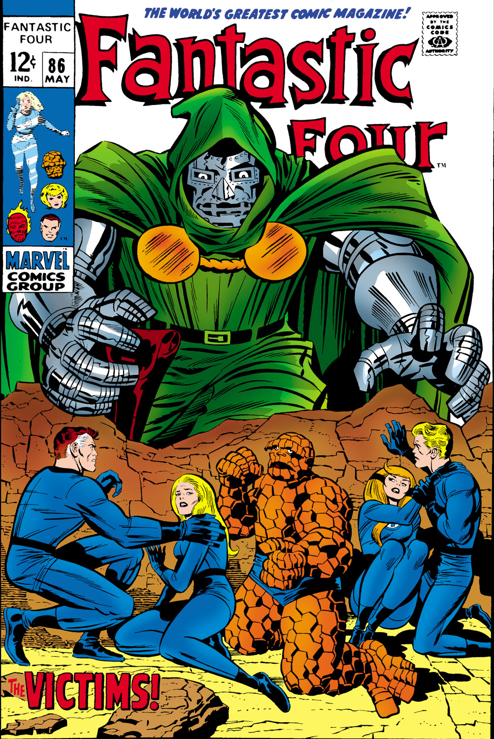 Read online Fantastic Four (1961) comic -  Issue #86 - 1