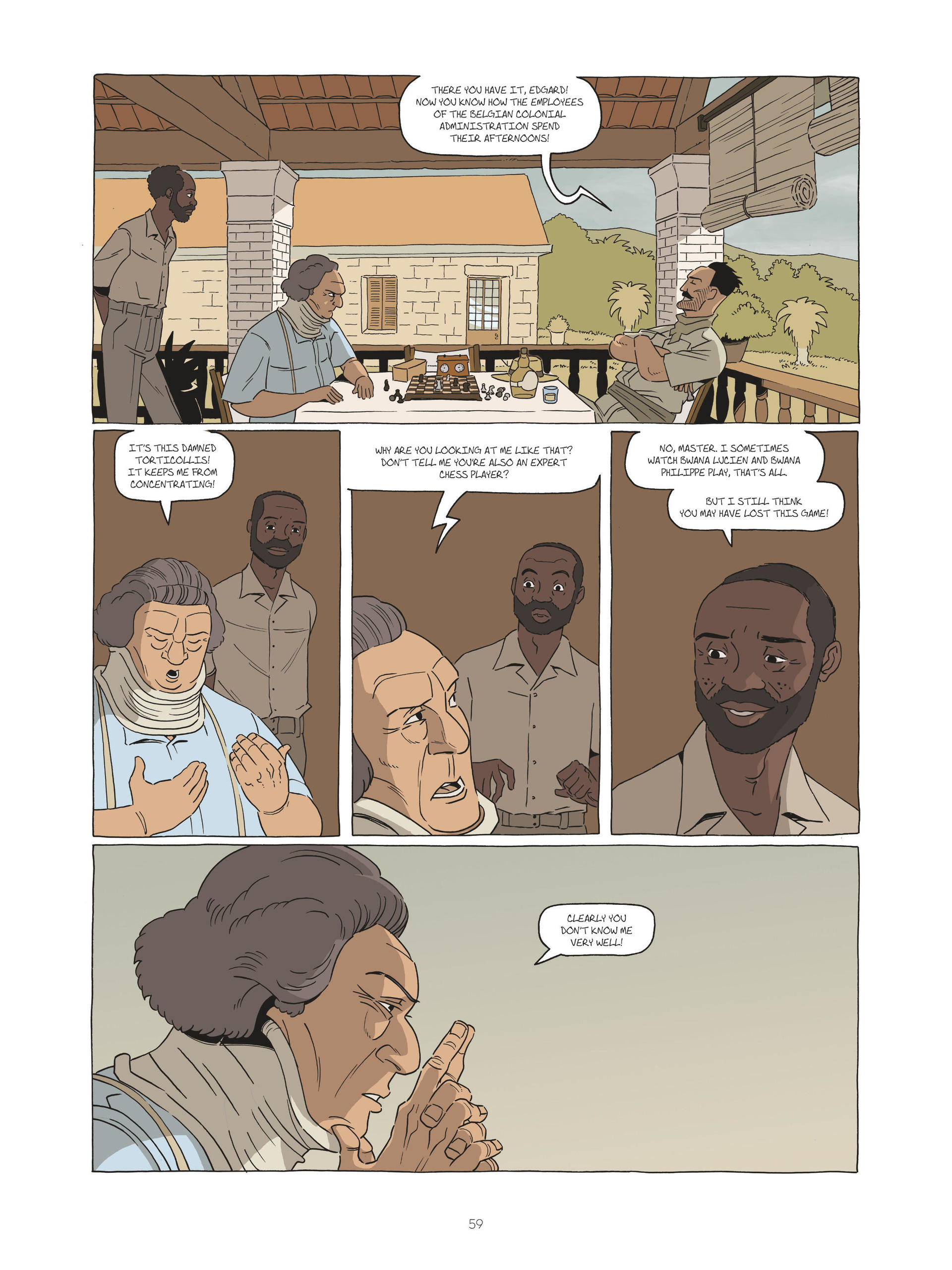 Read online Zidrou-Beuchot's African Trilogy comic -  Issue # TPB 2 - 59
