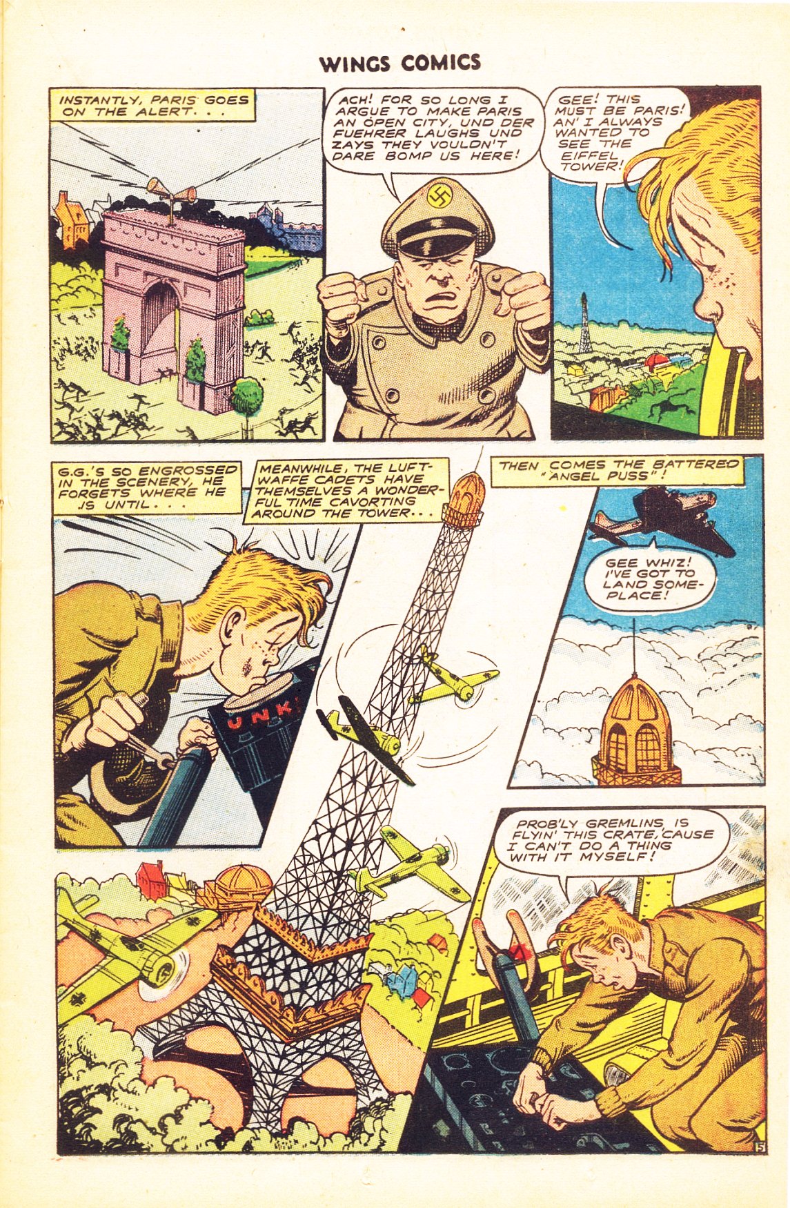 Read online Wings Comics comic -  Issue #50 - 17