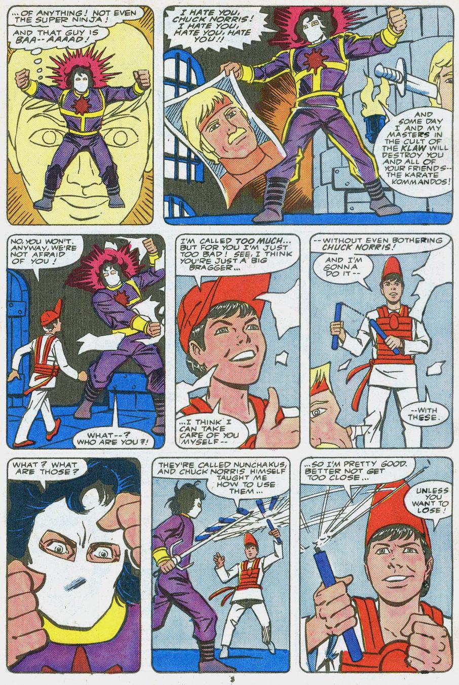 Read online Chuck Norris and the Karate Kommandos comic -  Issue #1 - 4