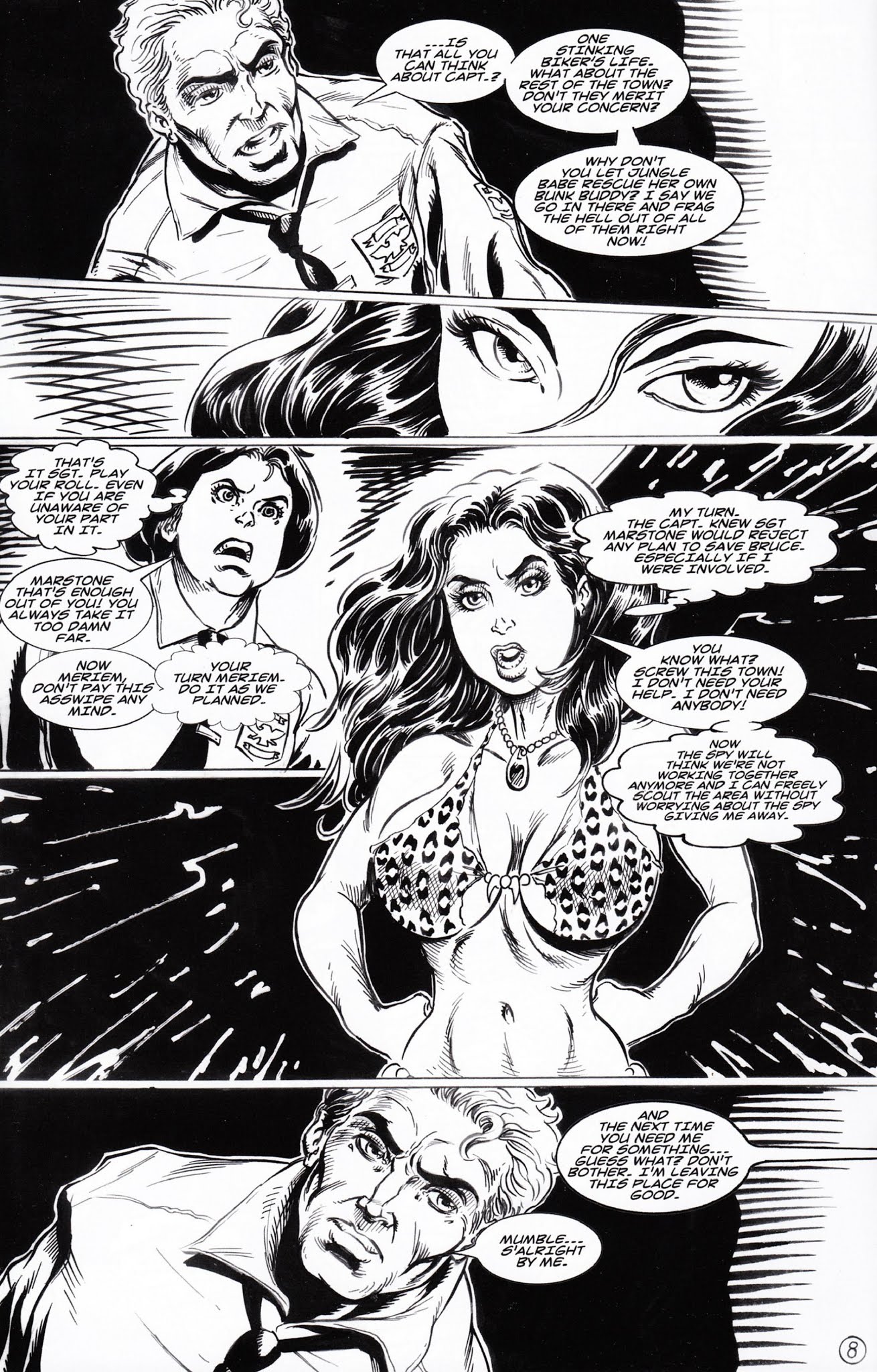 Read online Cavewoman: Gangster comic -  Issue #3 - 10