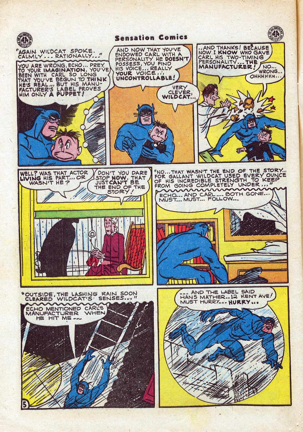 Read online Sensation (Mystery) Comics comic -  Issue #46 - 46