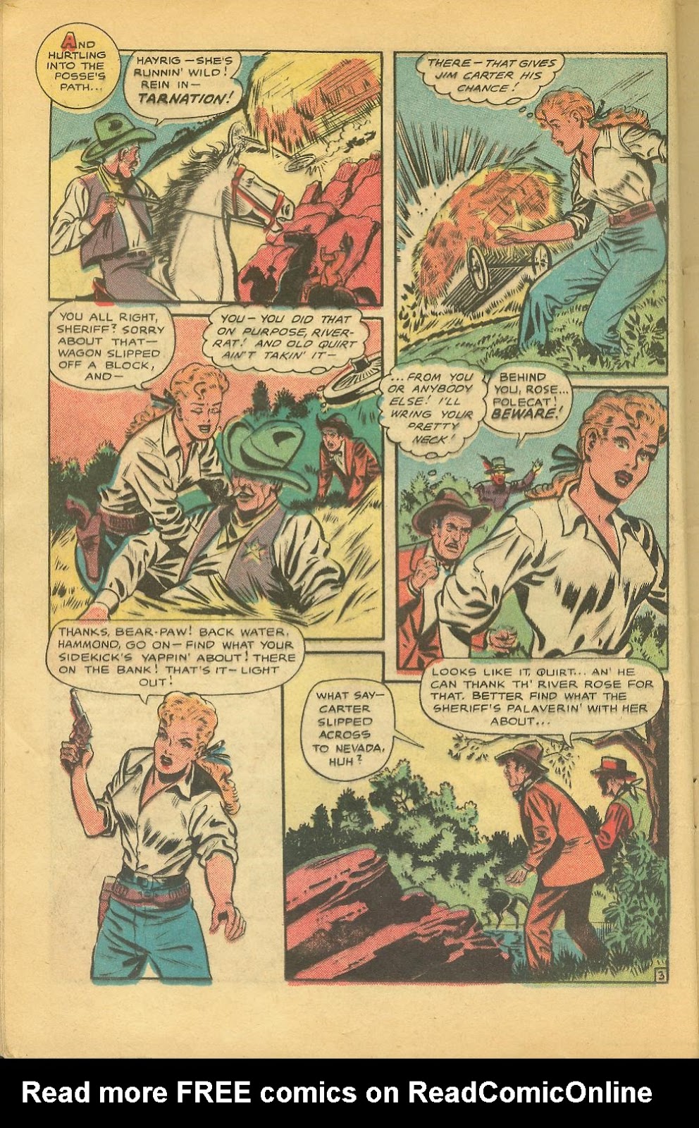 Cowgirl Romances (1950) issue 2 - Page 19