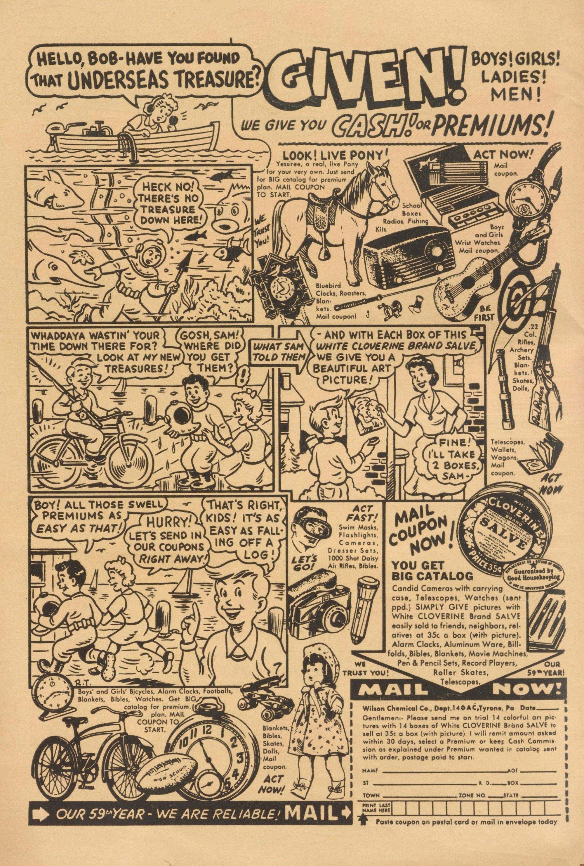Read online Super Duck Comics comic -  Issue #59 - 2