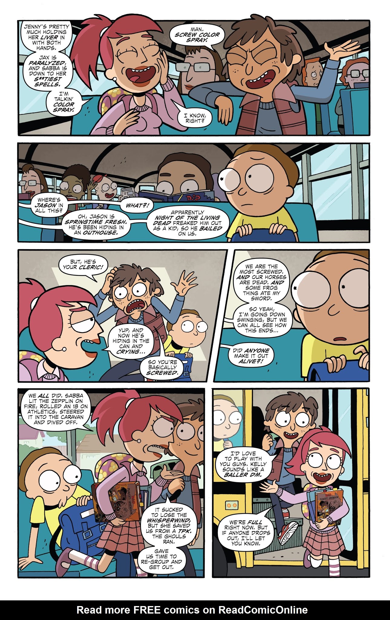 Read online Rick and Morty vs Dungeons & Dragons comic -  Issue #1 - 4