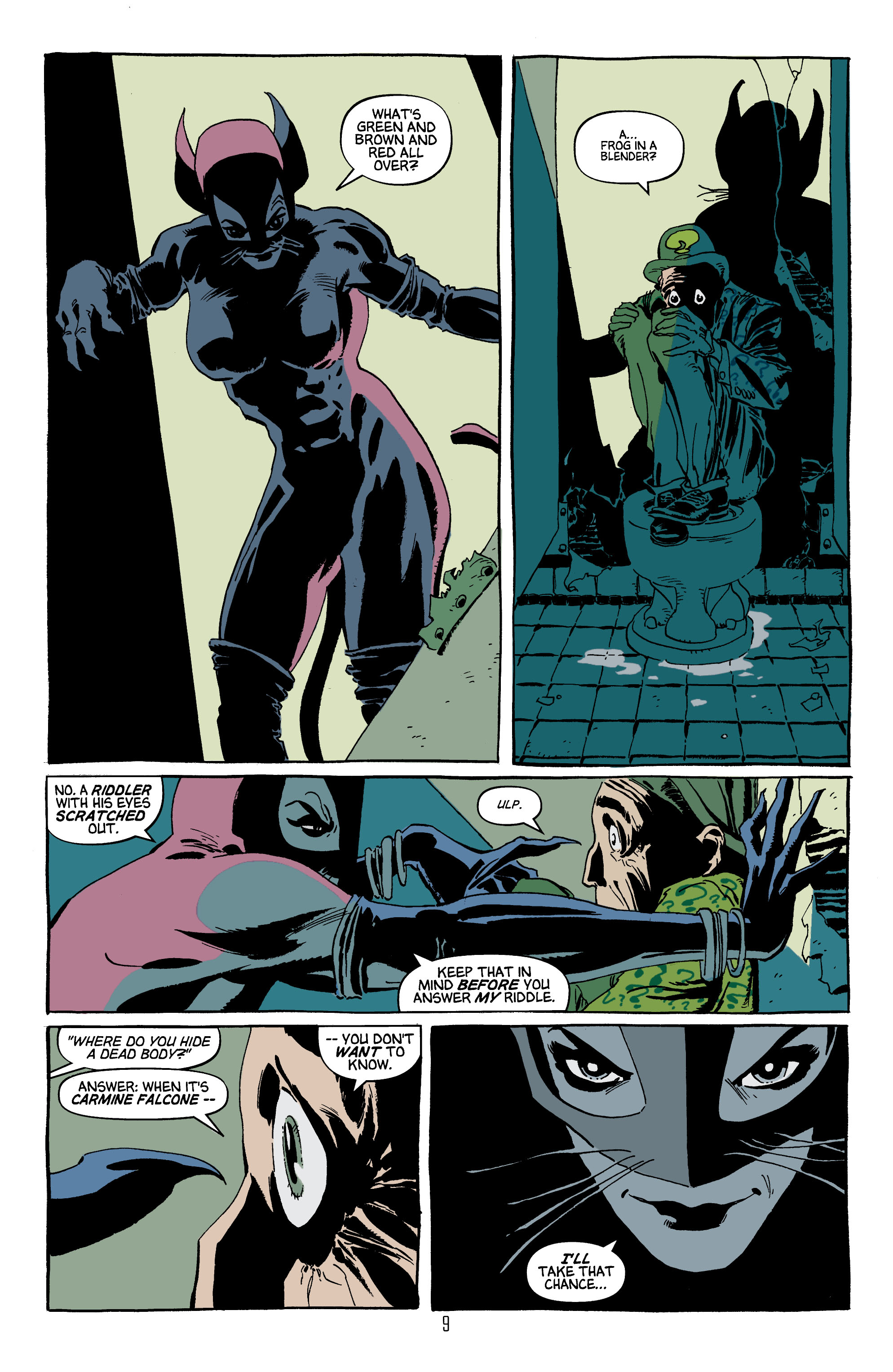 Read online Batman: Dark Victory (1999) comic -  Issue #5 - 10