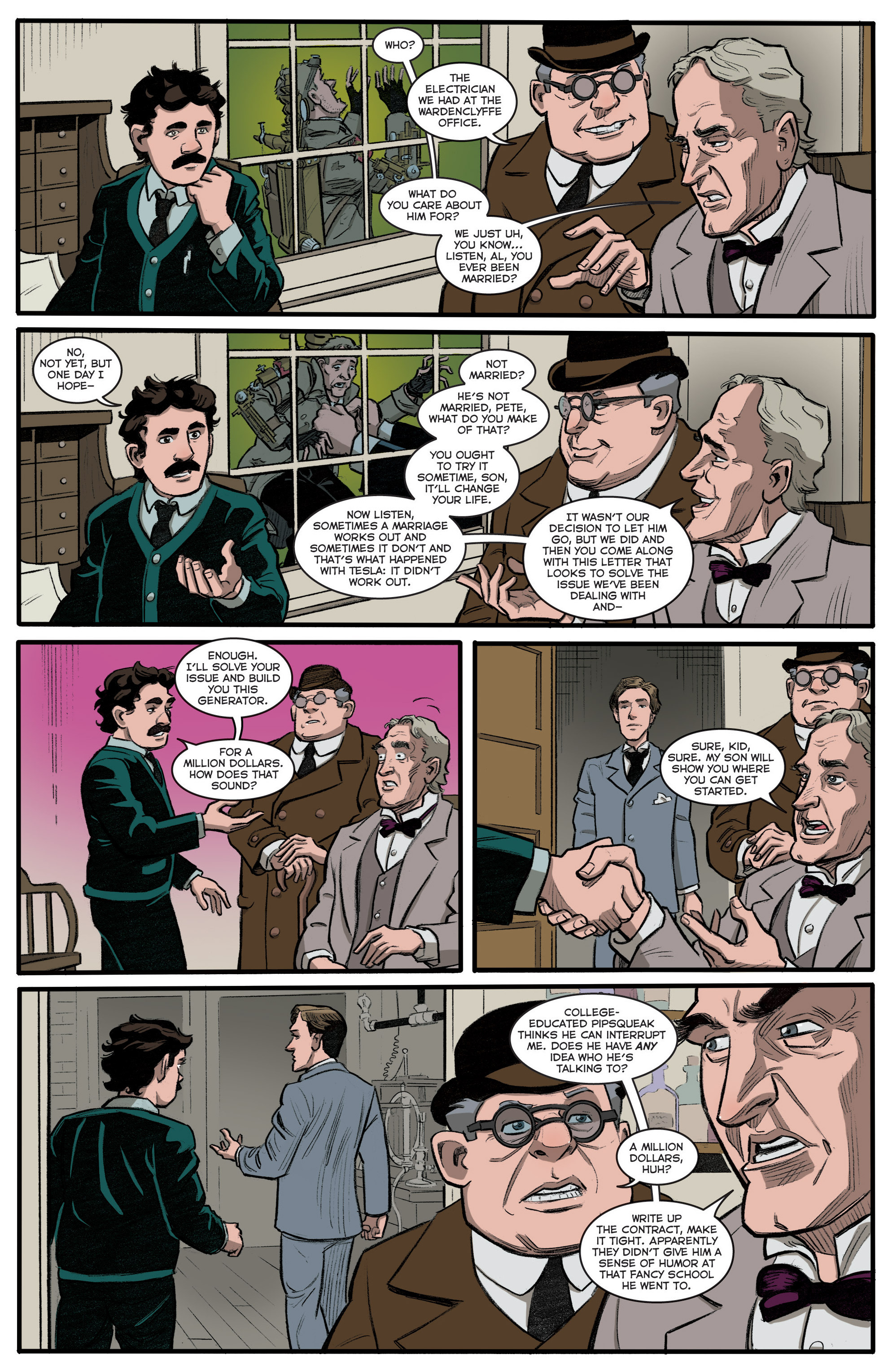Read online Herald: Lovecraft and Tesla comic -  Issue #8 - 14
