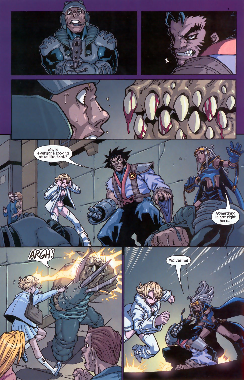Read online X-Men: Ronin comic -  Issue #3 - 5