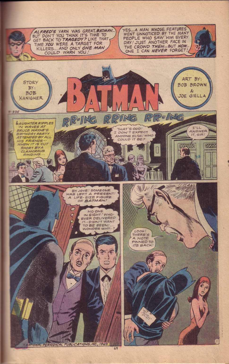 Read online Batman (1940) comic -  Issue #257 - 69