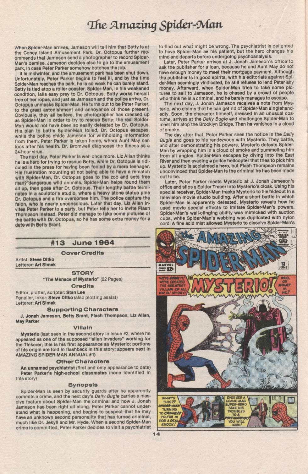 Read online The Official Marvel Index to The Amazing Spider-Man comic -  Issue #1 - 16