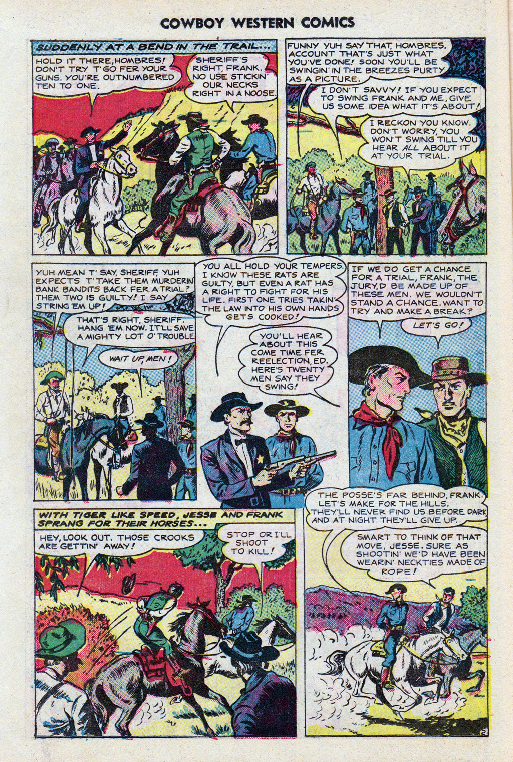 Read online Cowboy Western Comics (1948) comic -  Issue #23 - 8