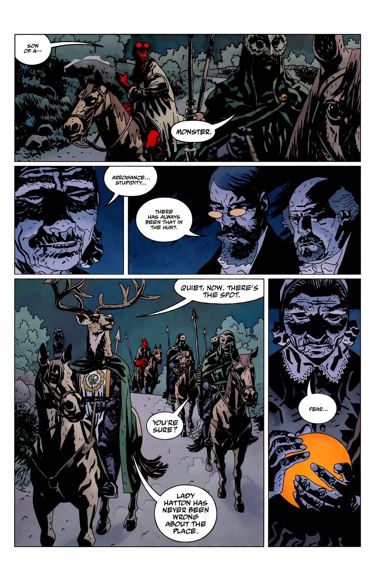 Read online Hellboy: The Wild Hunt comic -  Issue #1 - 25