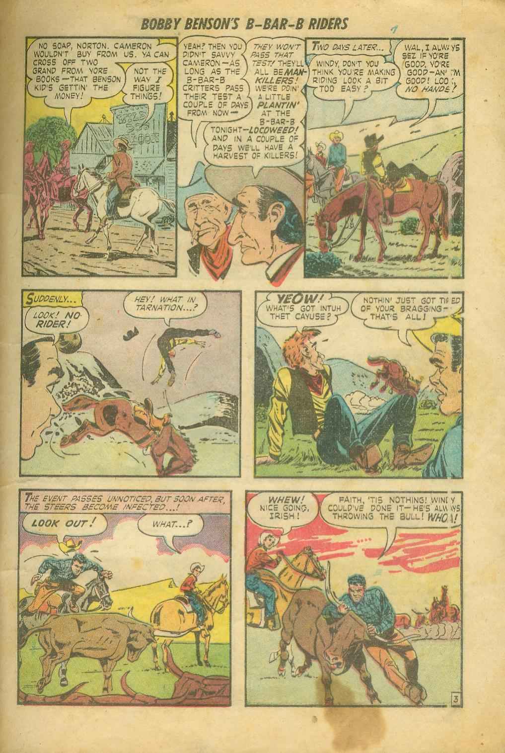 Read online Bobby Benson's B-Bar-B Riders comic -  Issue #8 - 13