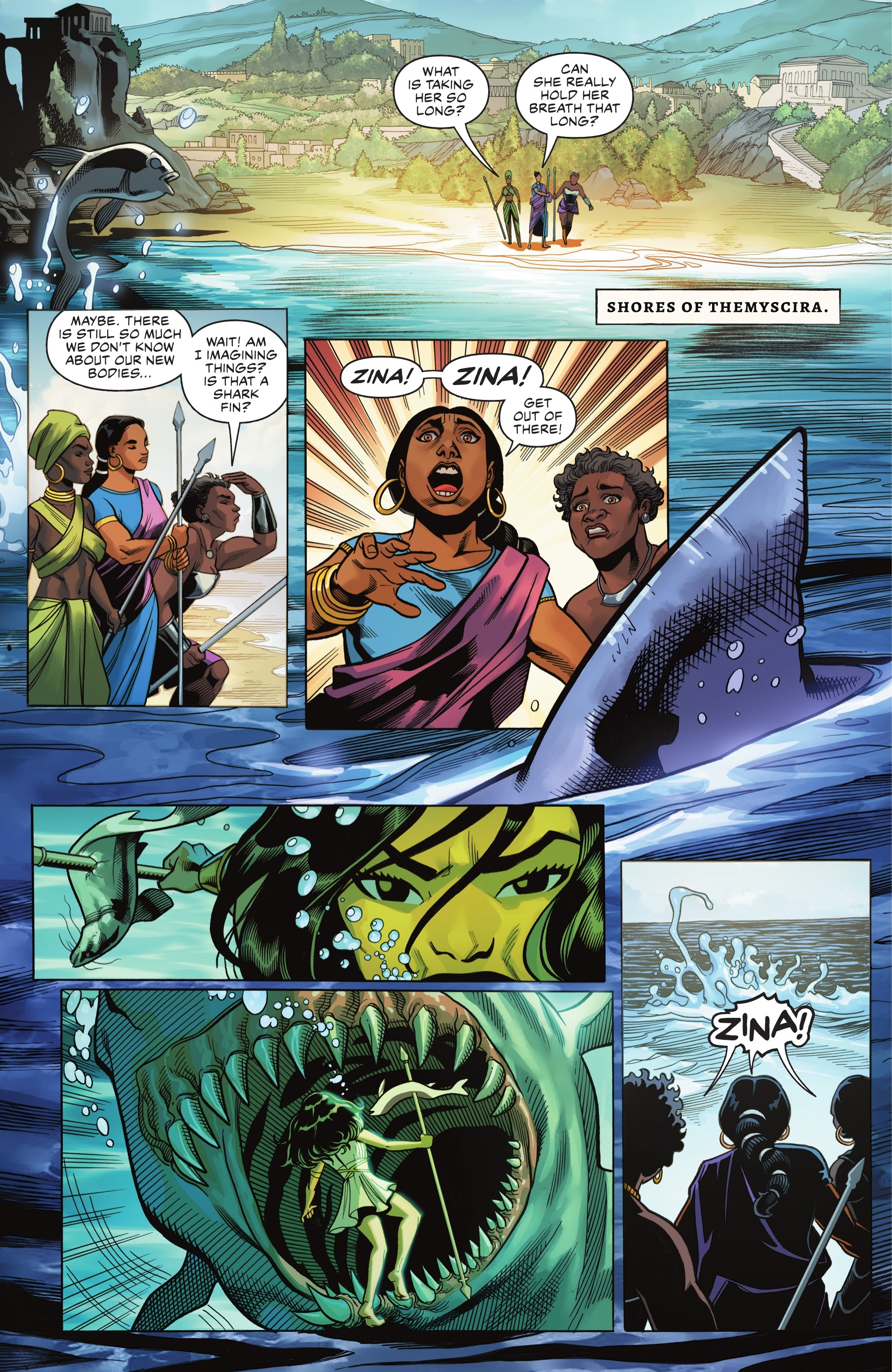 Read online Nubia & the Amazons comic -  Issue #3 - 3