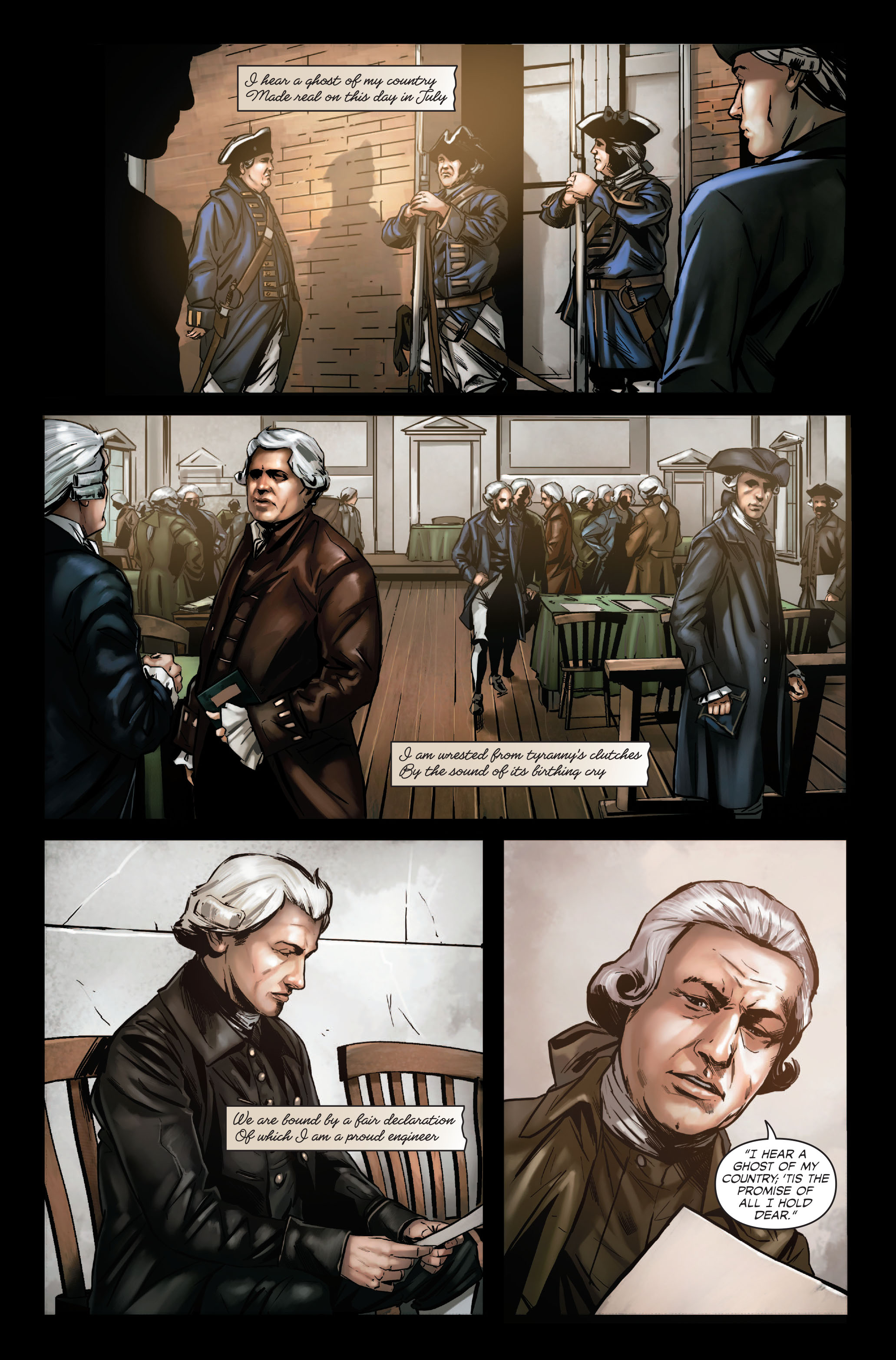 Captain America Theater of War: Ghosts of My Country Full Page 3