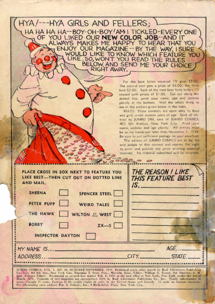Read online Jumbo Comics comic -  Issue #10 - 3