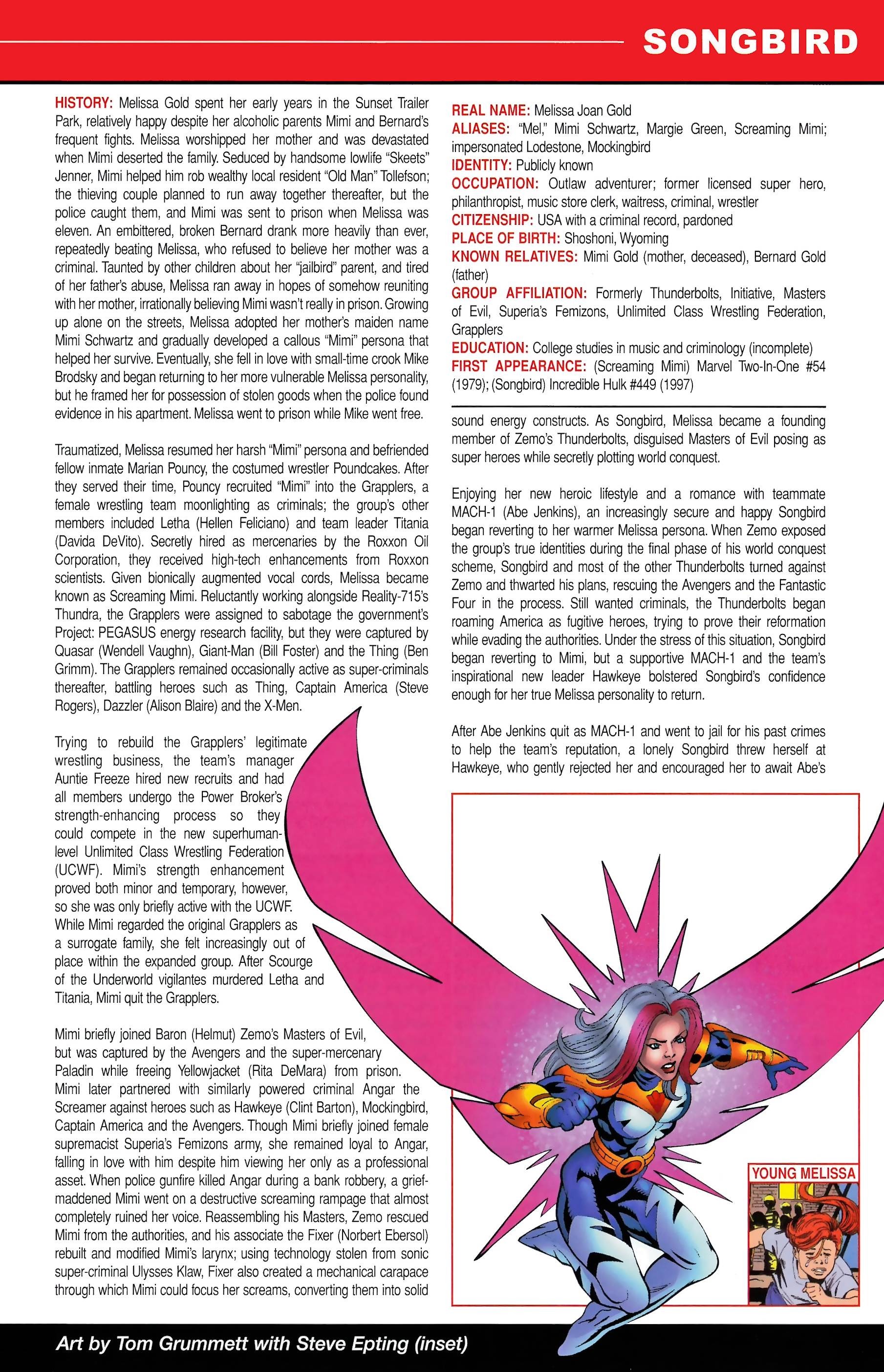 Read online Official Handbook of the Marvel Universe A to Z comic -  Issue # TPB 10 (Part 2) - 113