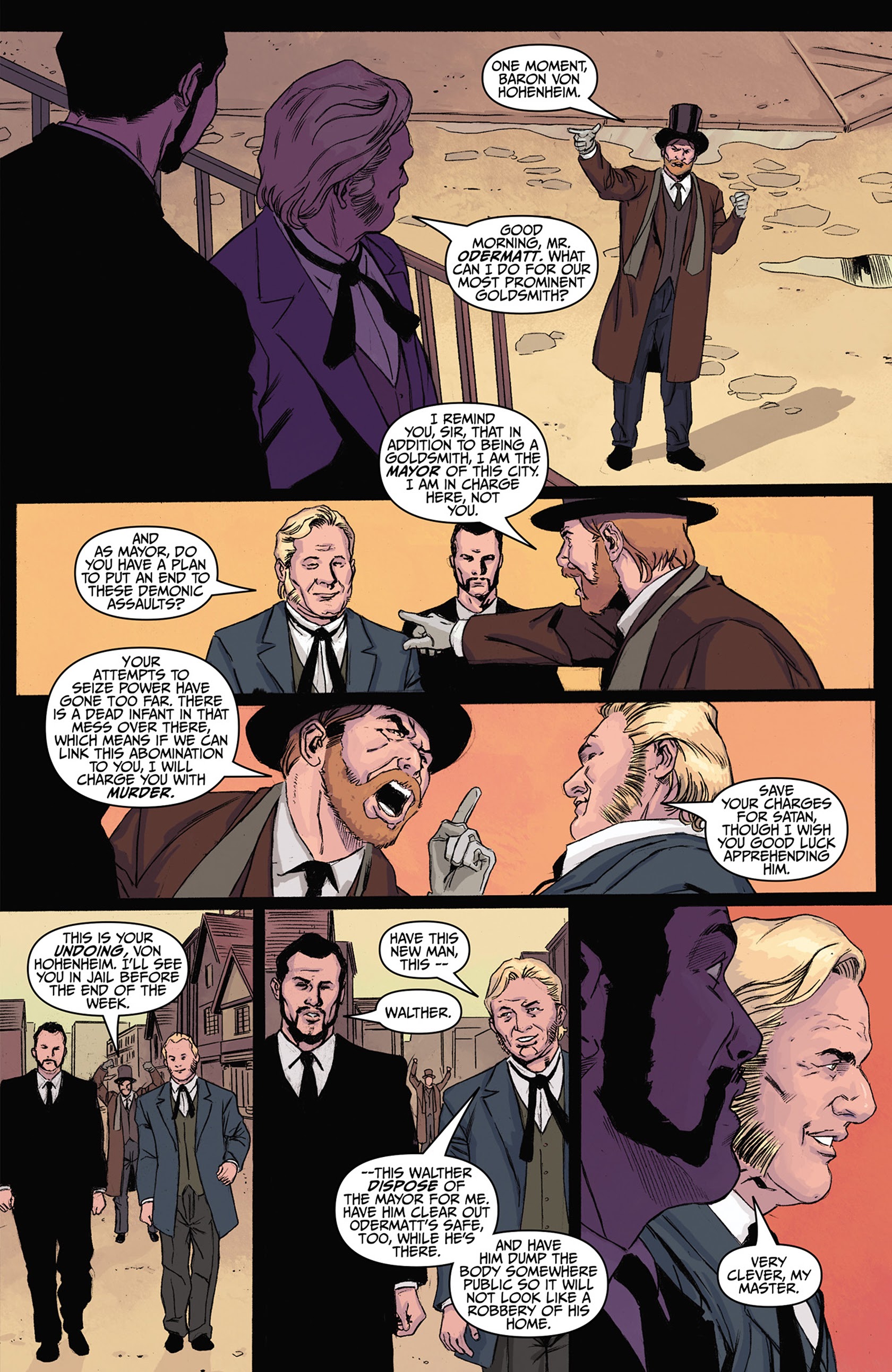 Read online Sherlock Holmes: Moriarty Lives comic -  Issue #4 - 5