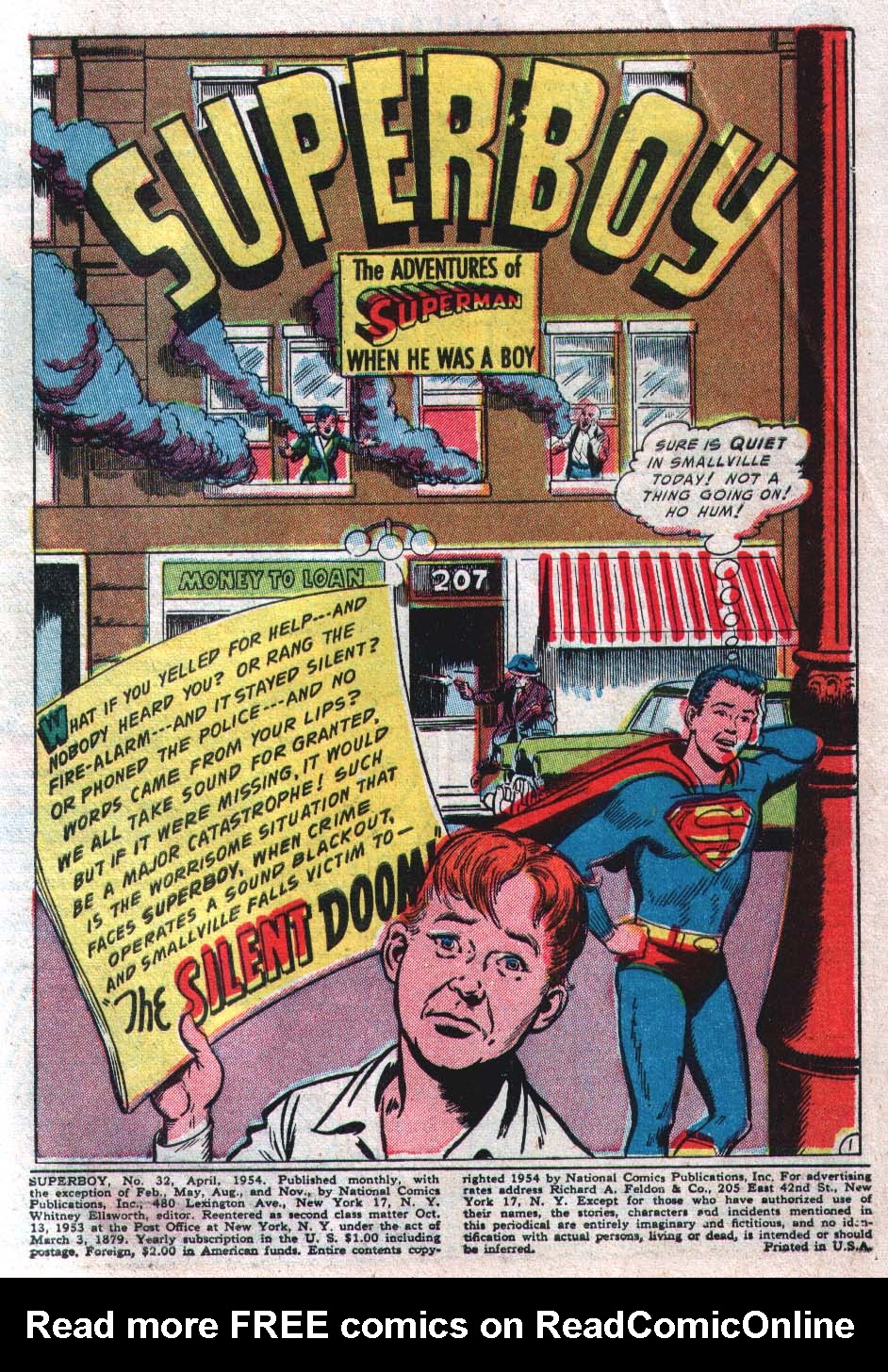 Read online Superboy (1949) comic -  Issue #32 - 2