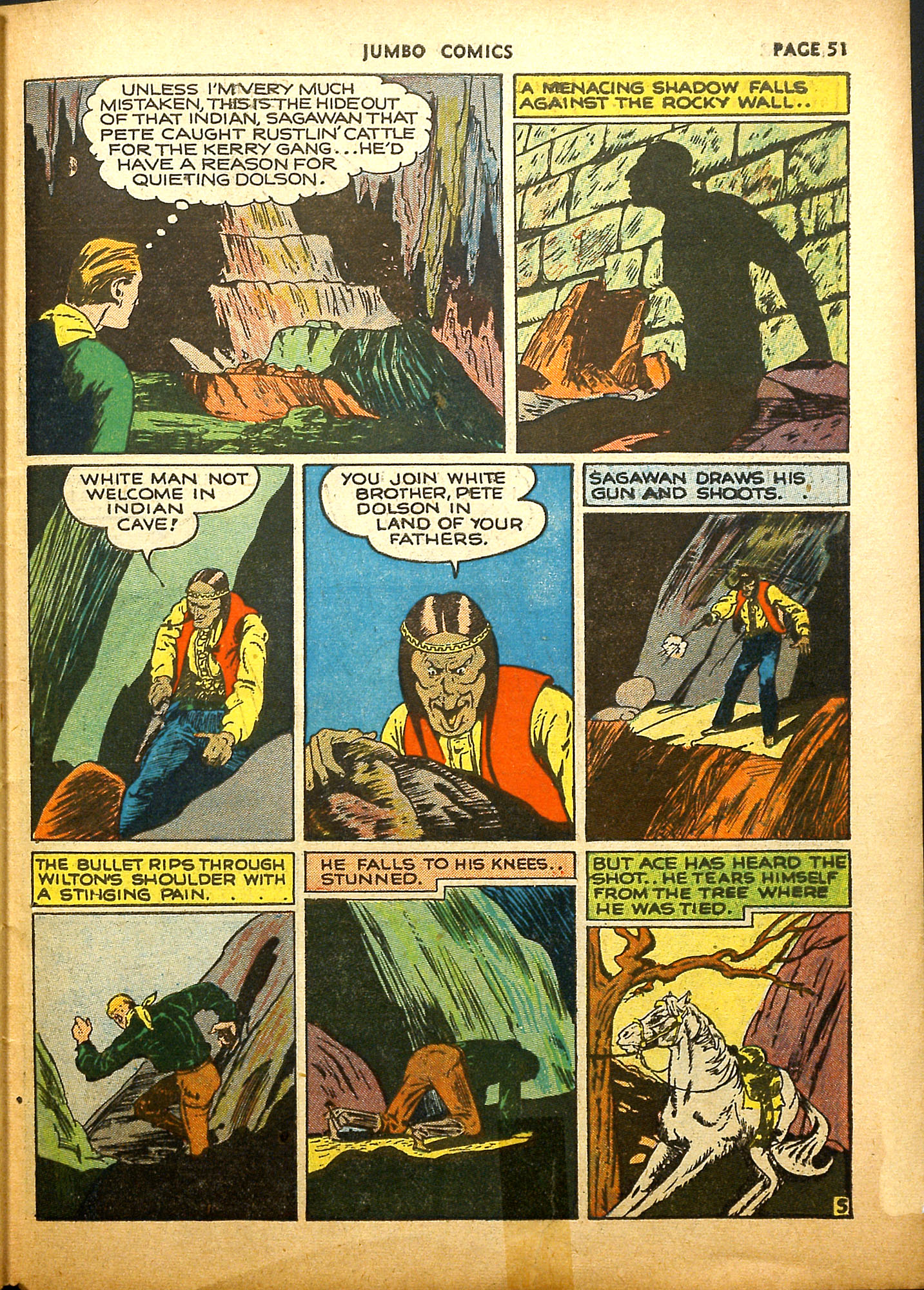 Read online Jumbo Comics comic -  Issue #23 - 53