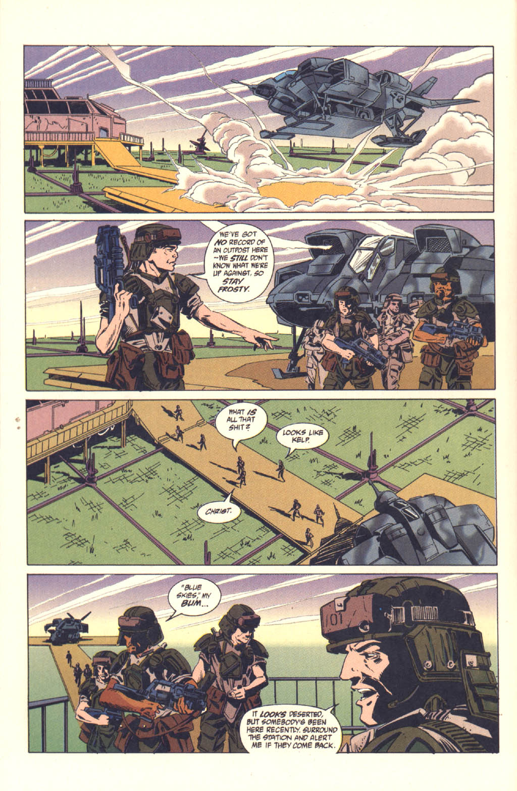 Read online Aliens: Colonial Marines comic -  Issue #4 - 10