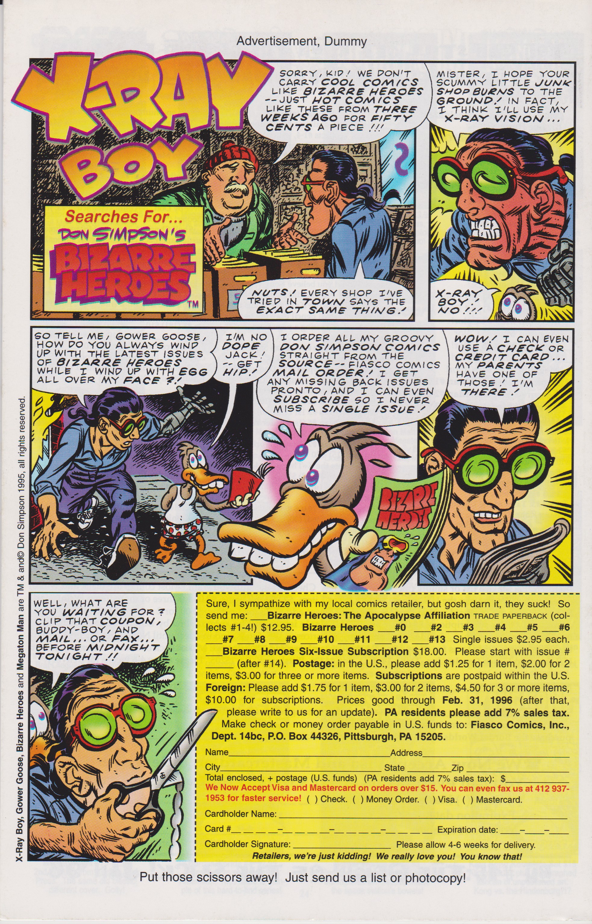 Read online Don Simpson's Bizarre Heroes comic -  Issue #14 - 29