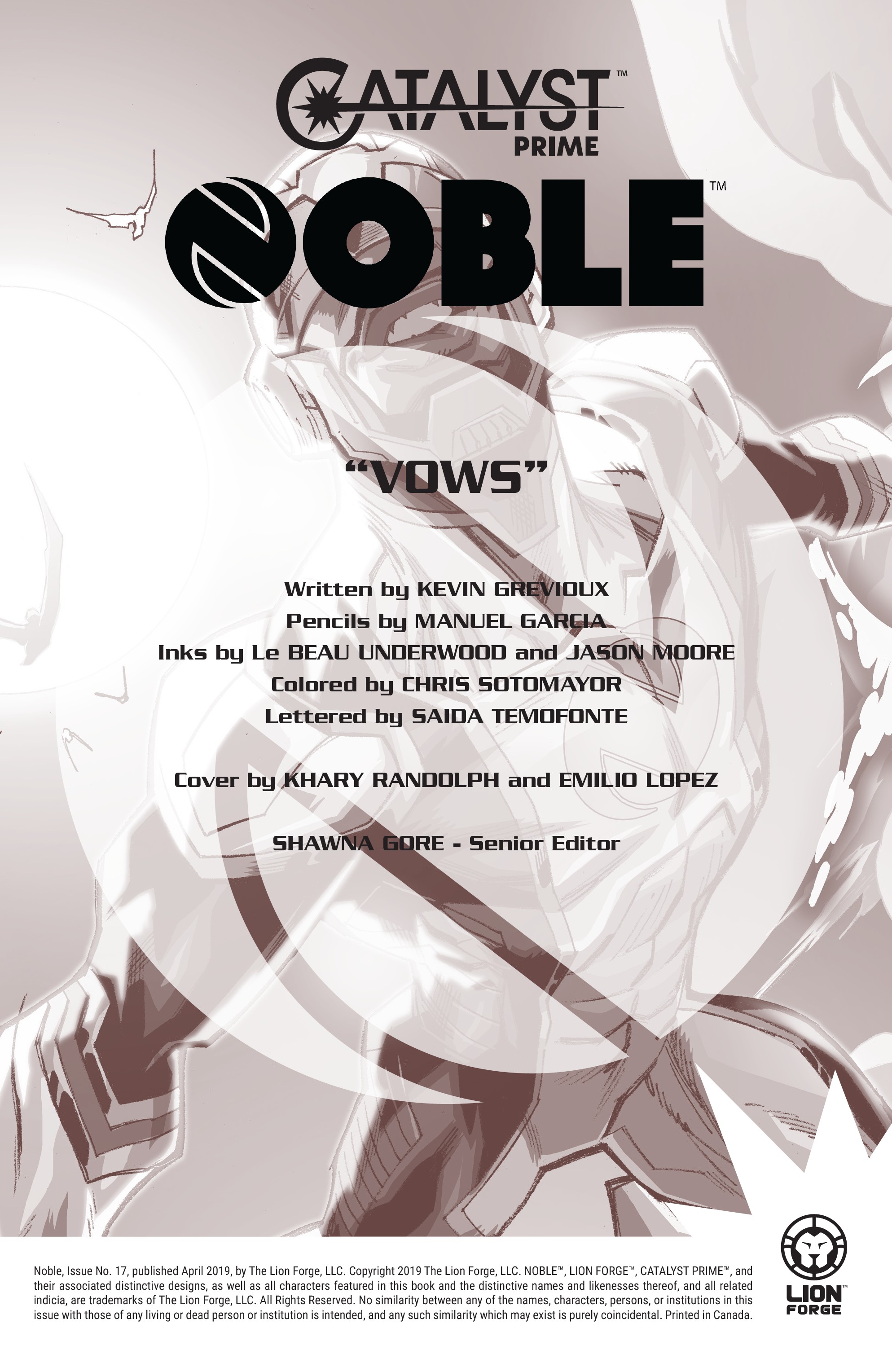 Read online Noble comic -  Issue #17 - 2