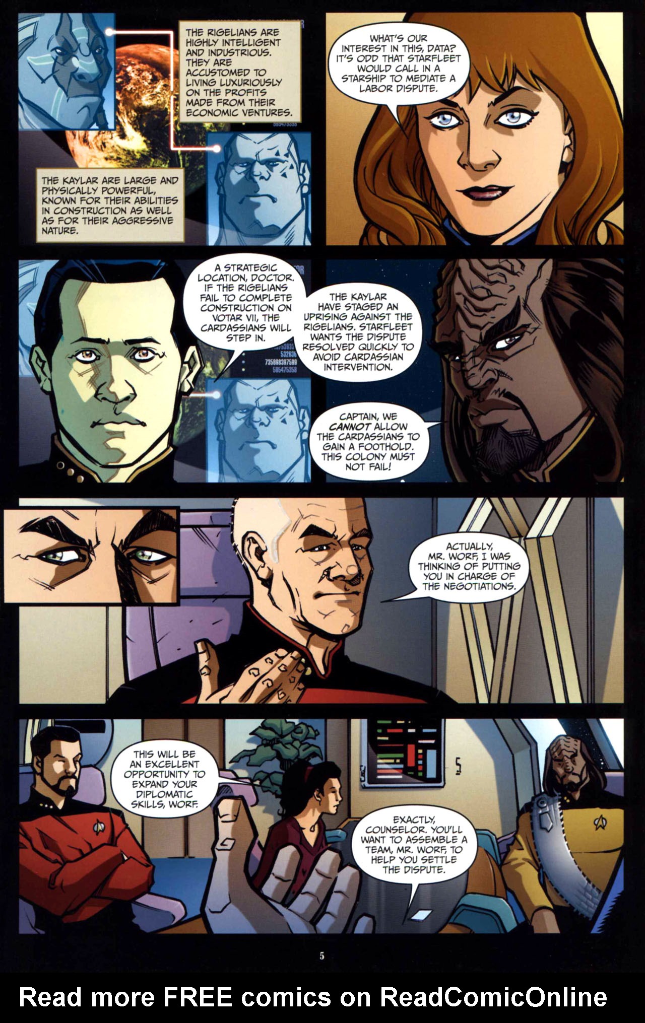 Star Trek: The Next Generation: Intelligence Gathering Issue #2 #2 - English 7