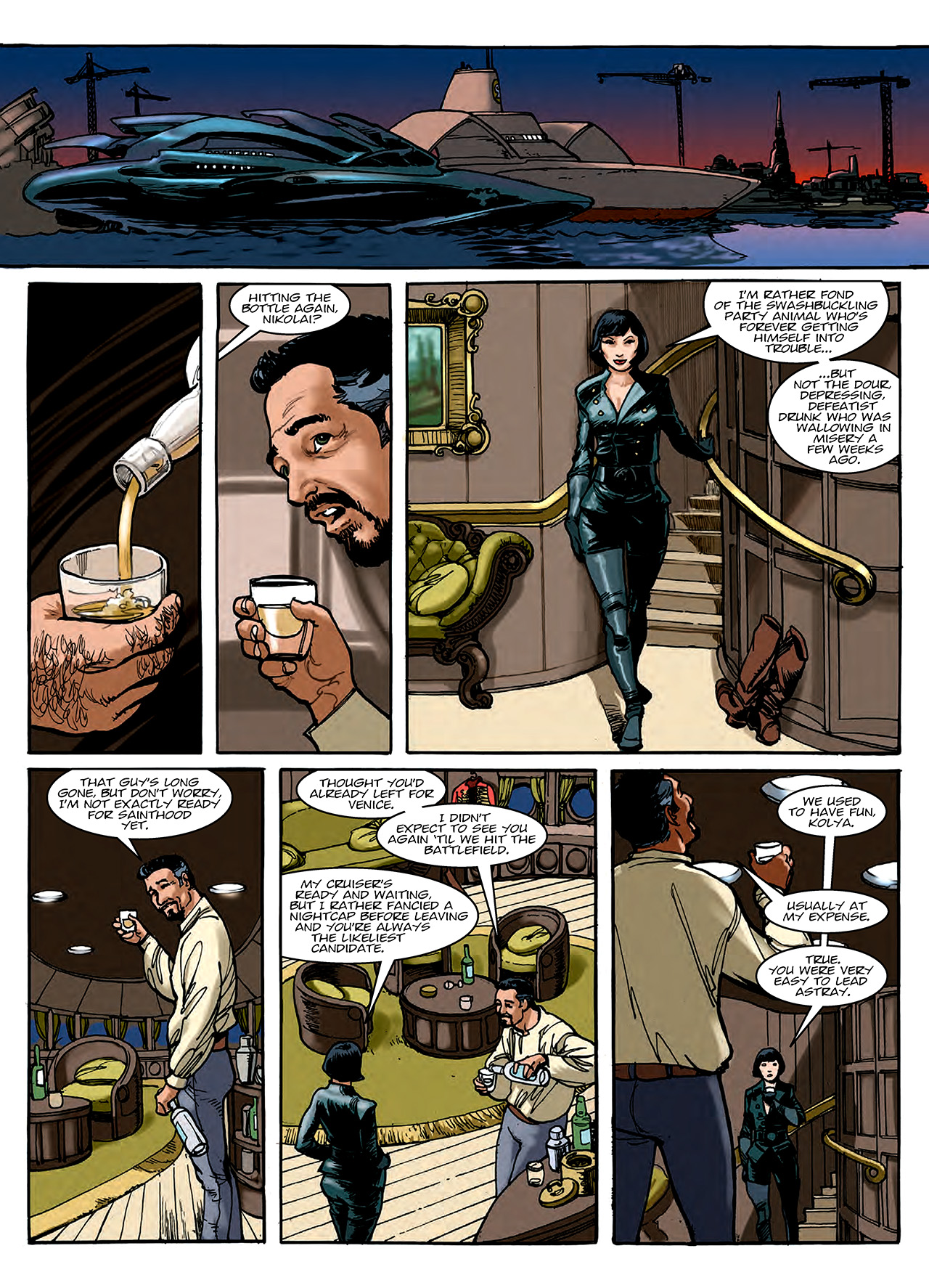 Read online Nikolai Dante comic -  Issue # TPB 11 - 39