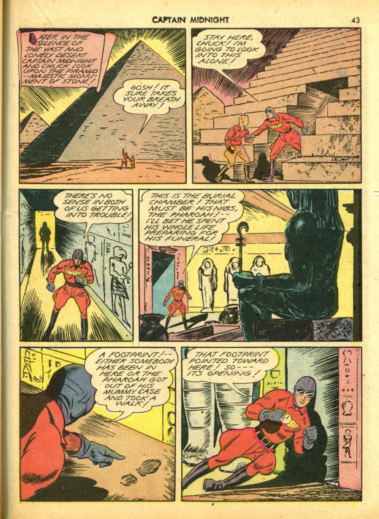 Read online Captain Midnight (1942) comic -  Issue #5 - 43