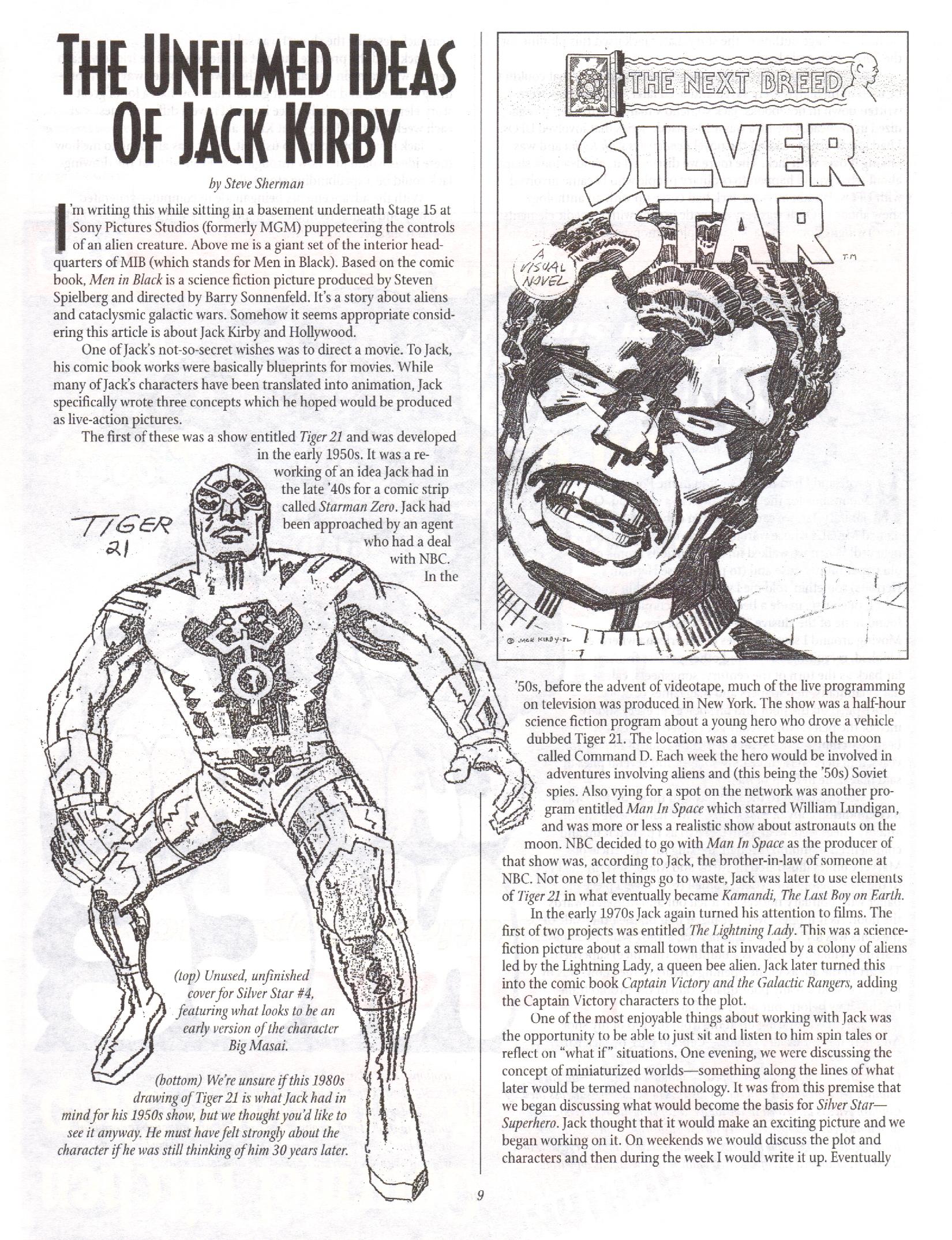 Read online The Jack Kirby Collector comic -  Issue #11 - 9
