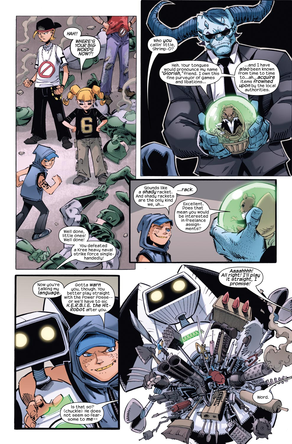 Read online Skrulls vs. Power Pack comic -  Issue #2 - 16
