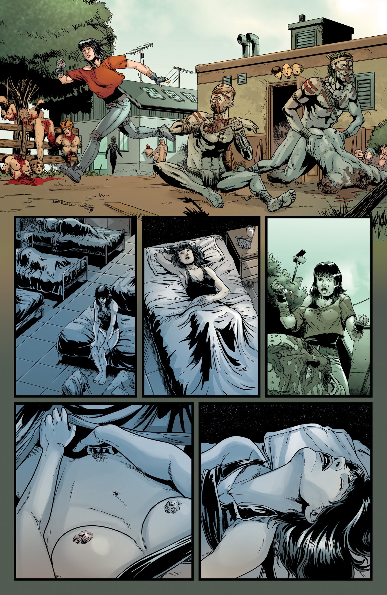 Read online Crossed Plus One Hundred: Mimic comic -  Issue #2 - 9